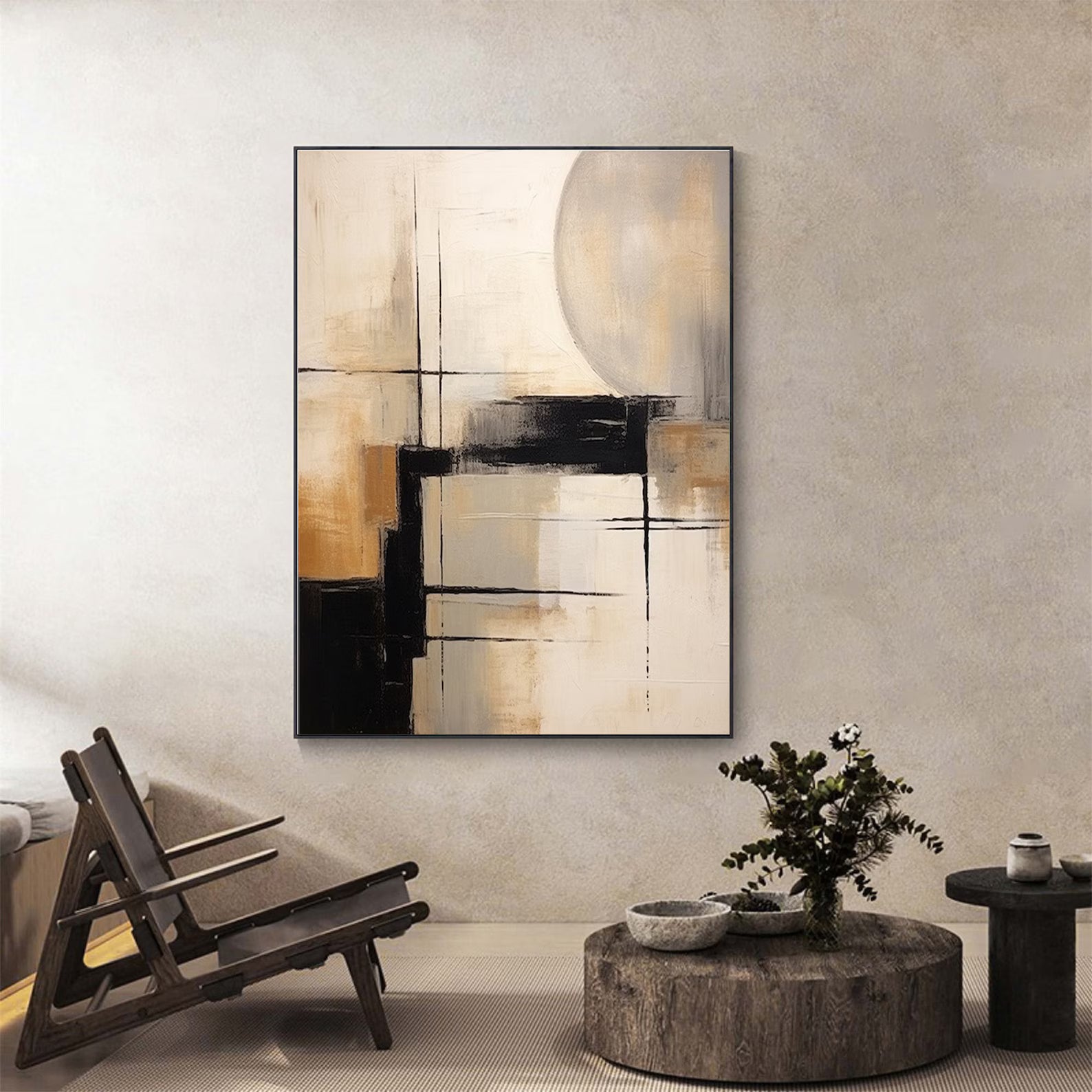 Textured Modern Abstract | Sophisticated Luxe