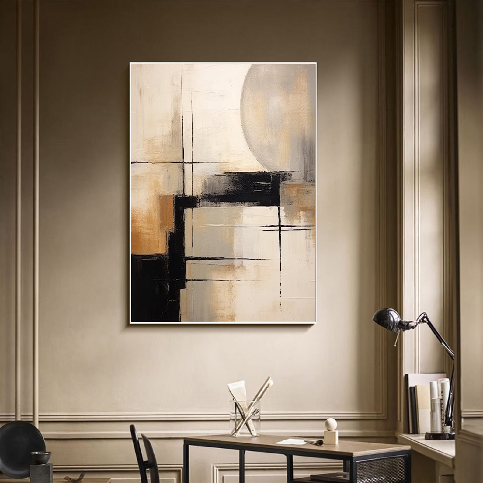 Textured Modern Abstract | Sophisticated Luxe