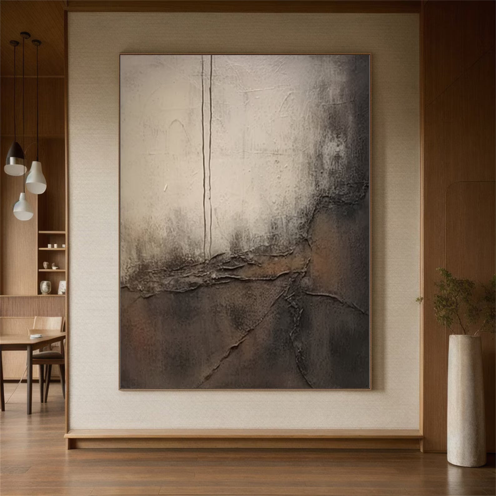 Textured Neutral Elegance | Abstract Depth