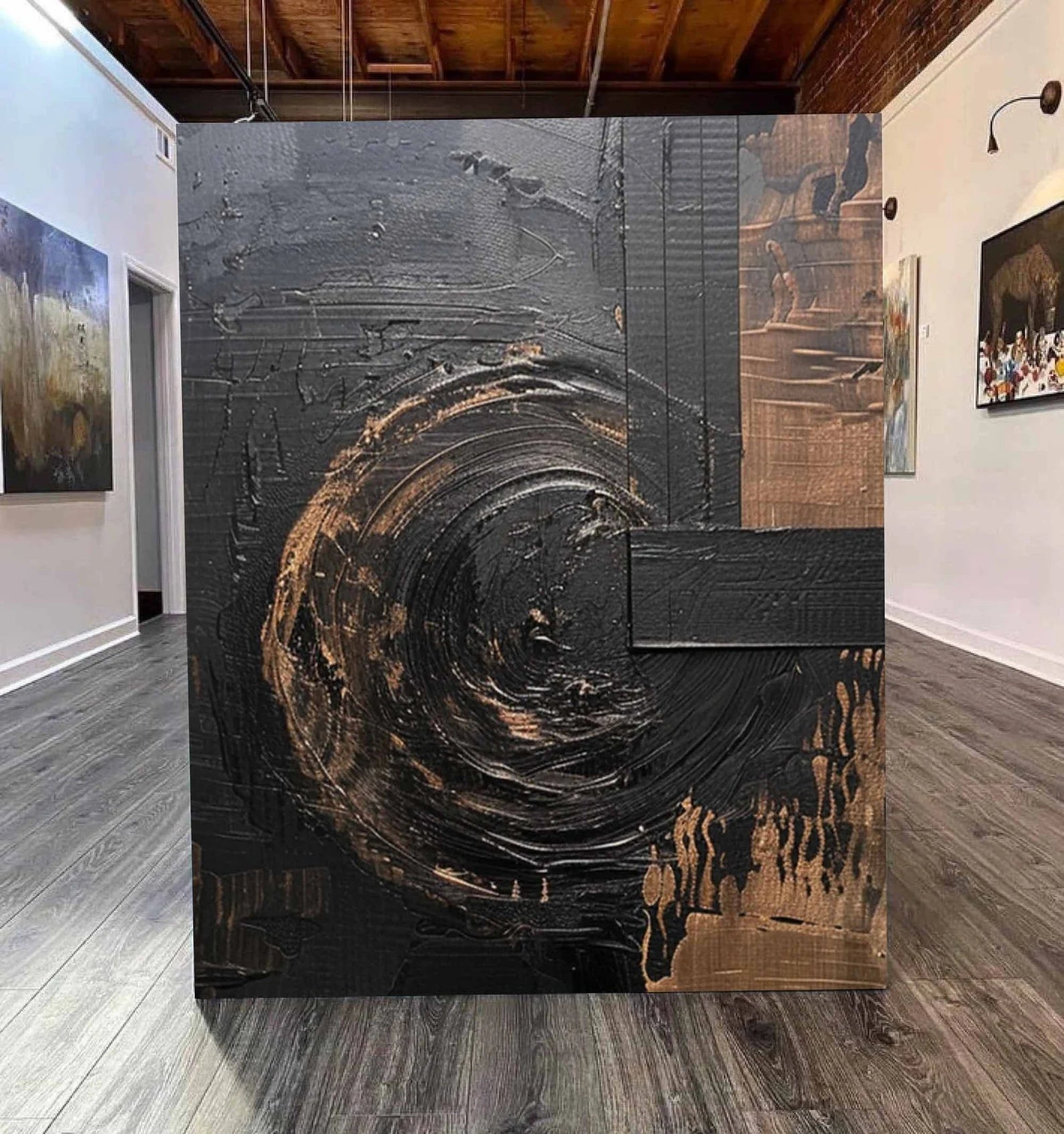 Textured Swirl Art | Opulent Edge
