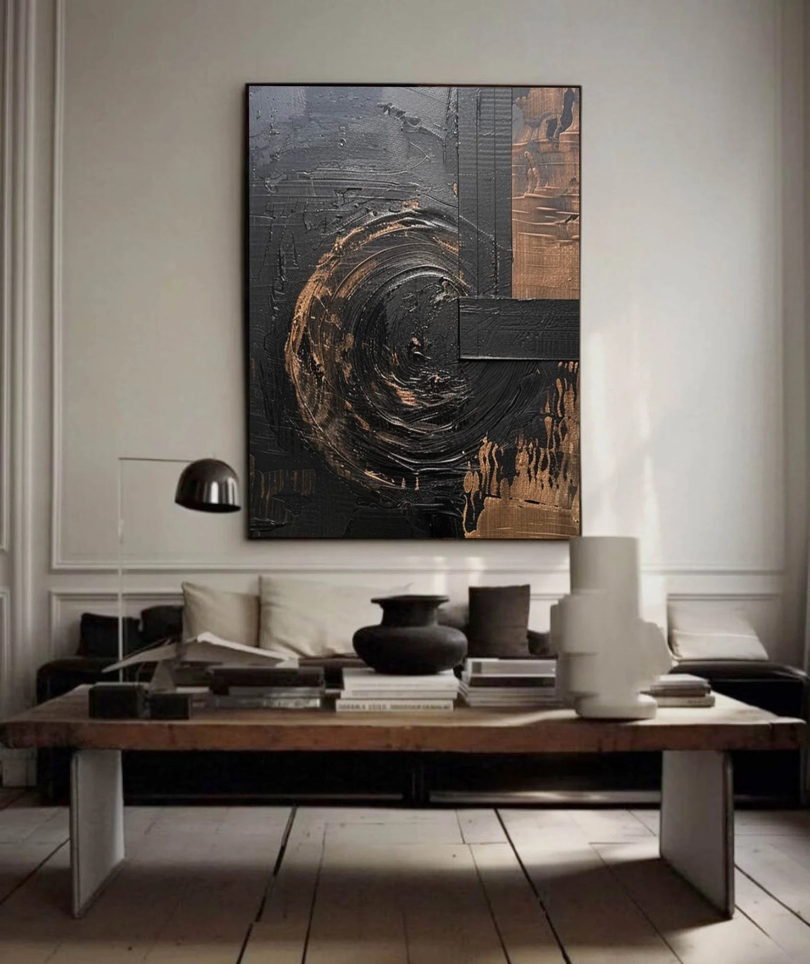 Textured Swirl Art | Opulent Edge