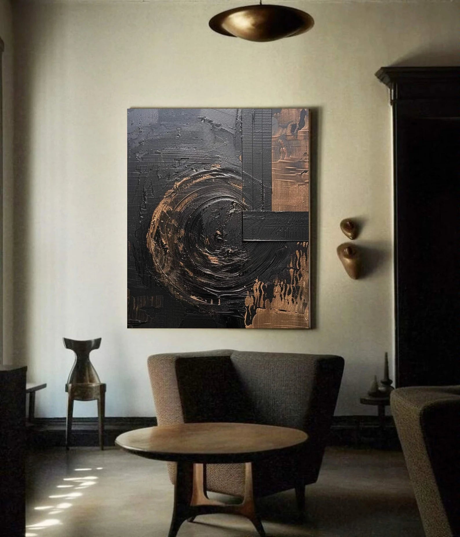 Textured Swirl Art | Opulent Edge