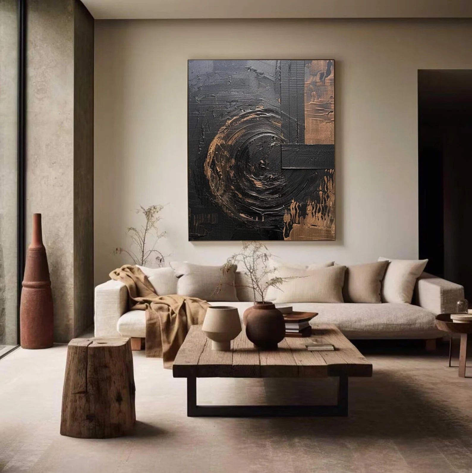 Textured Swirl Art | Opulent Edge