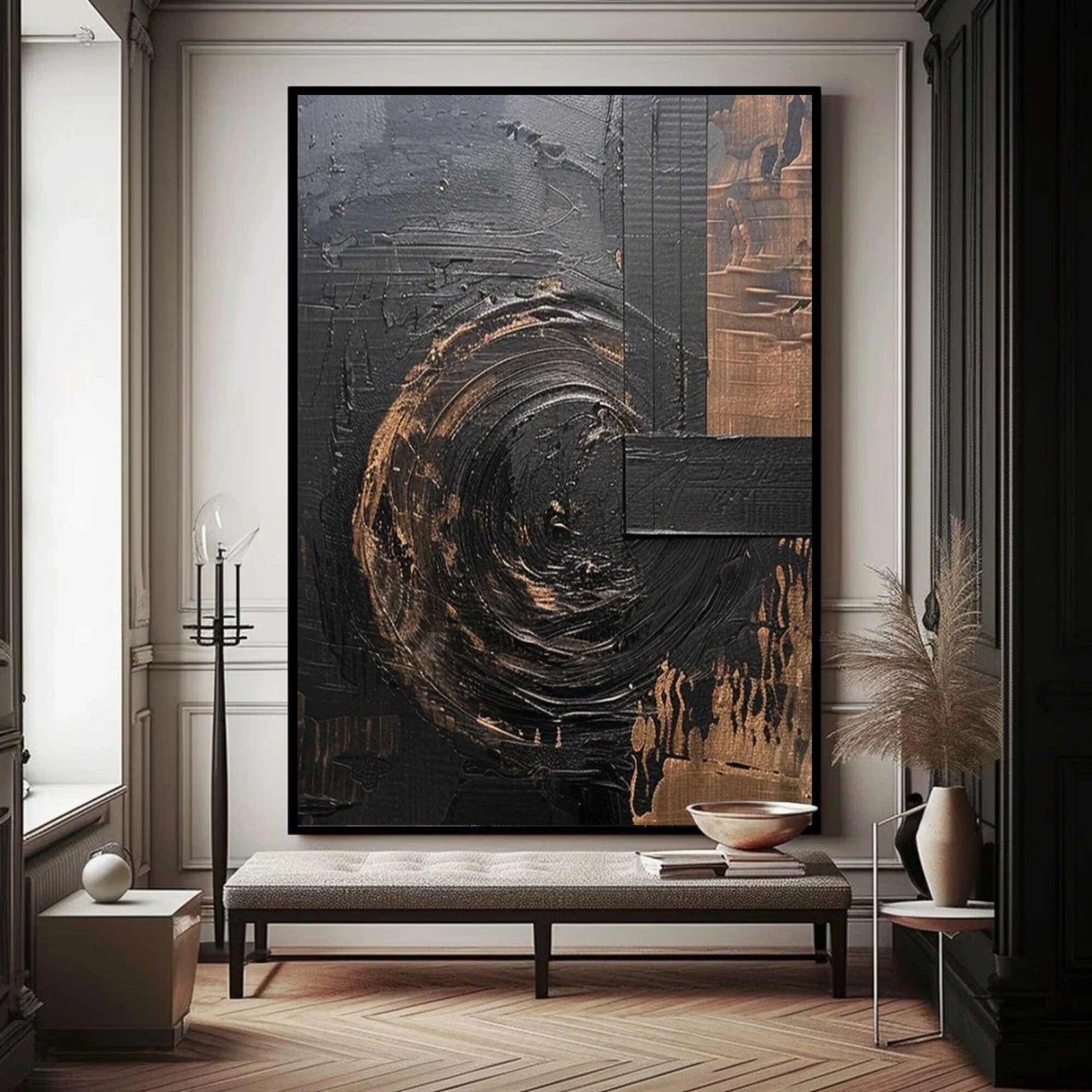 Textured Swirl Art | Opulent Edge
