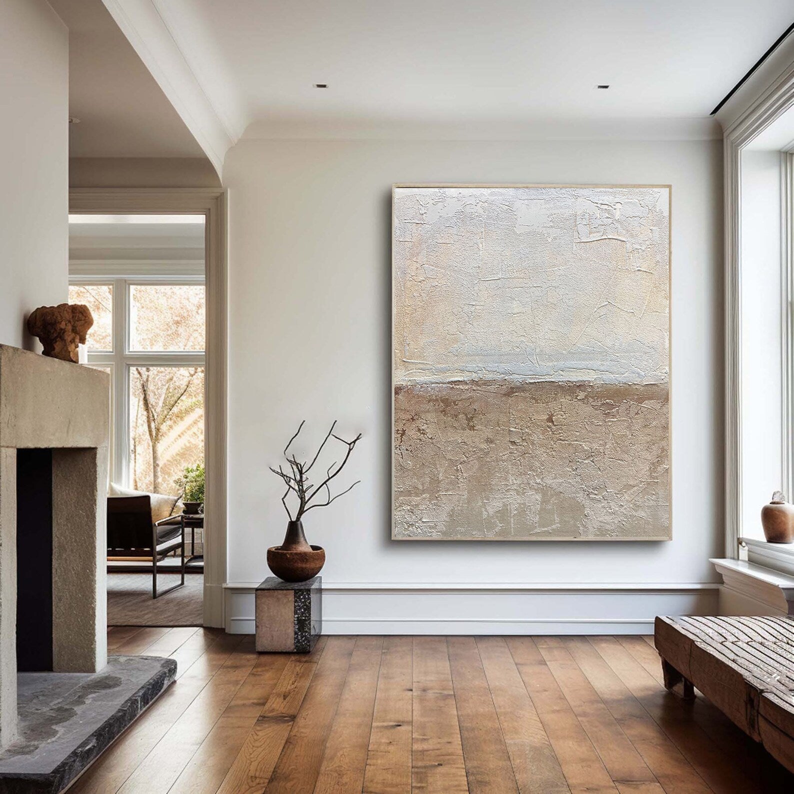 Textured Earthy Elegance | Beige Depth
