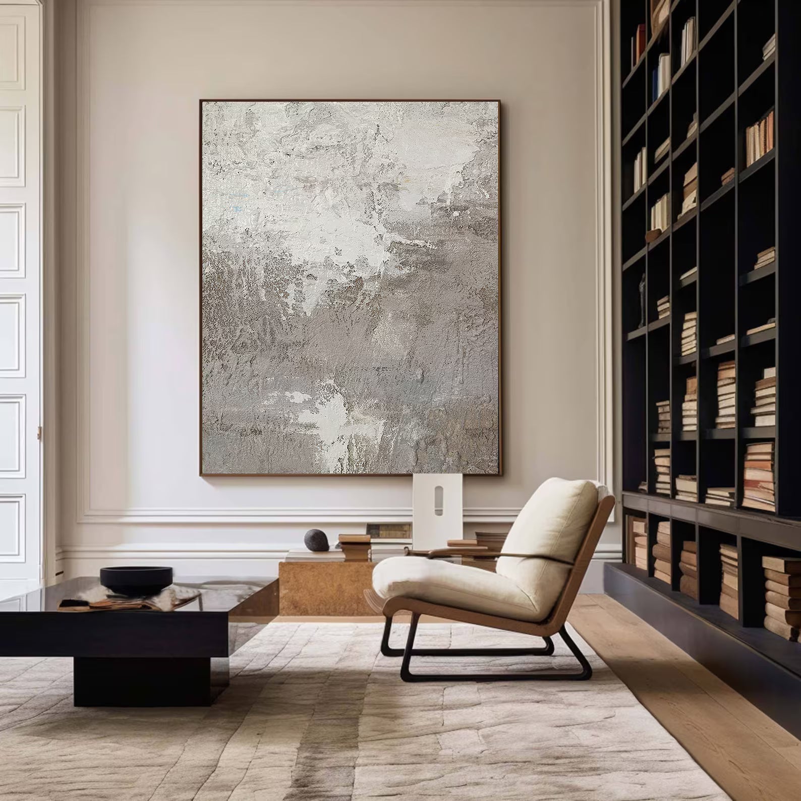 Textured Monochrome Sophistication | Gray Depth