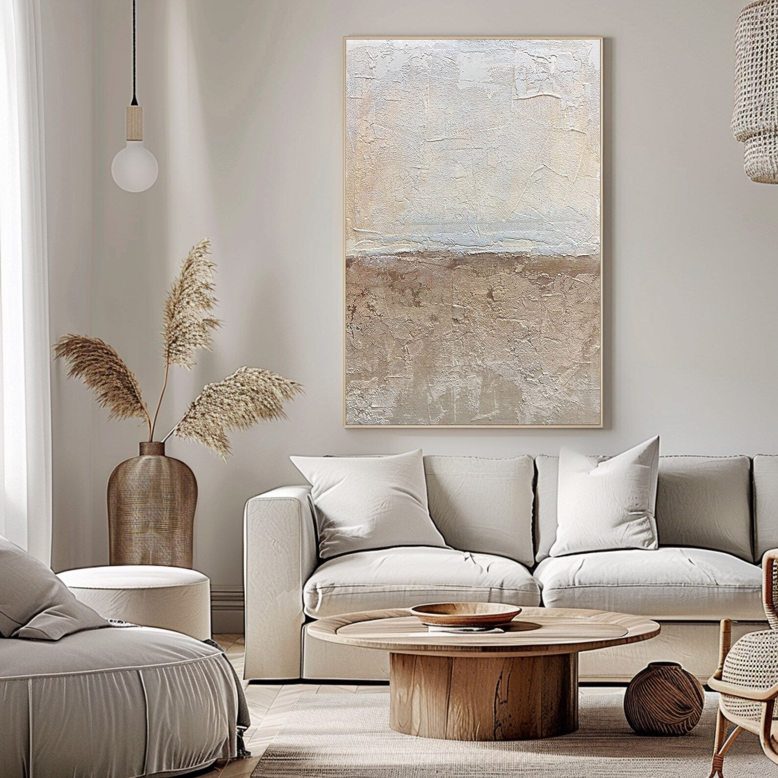 Textured Earthy Elegance | Beige Depth