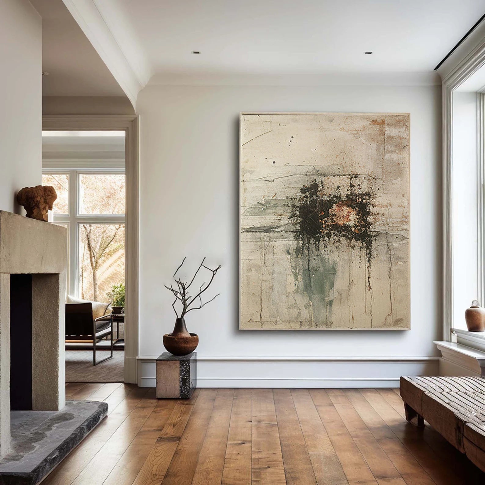 Textured Abstract Grandeur | Neutral Blend