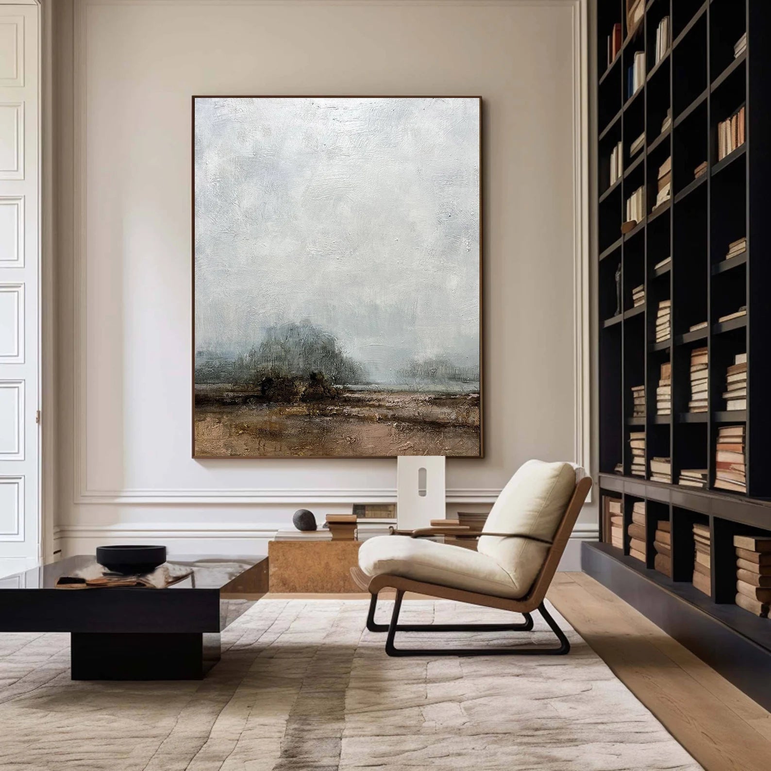 Textured Landscape Calm | Grey Brown