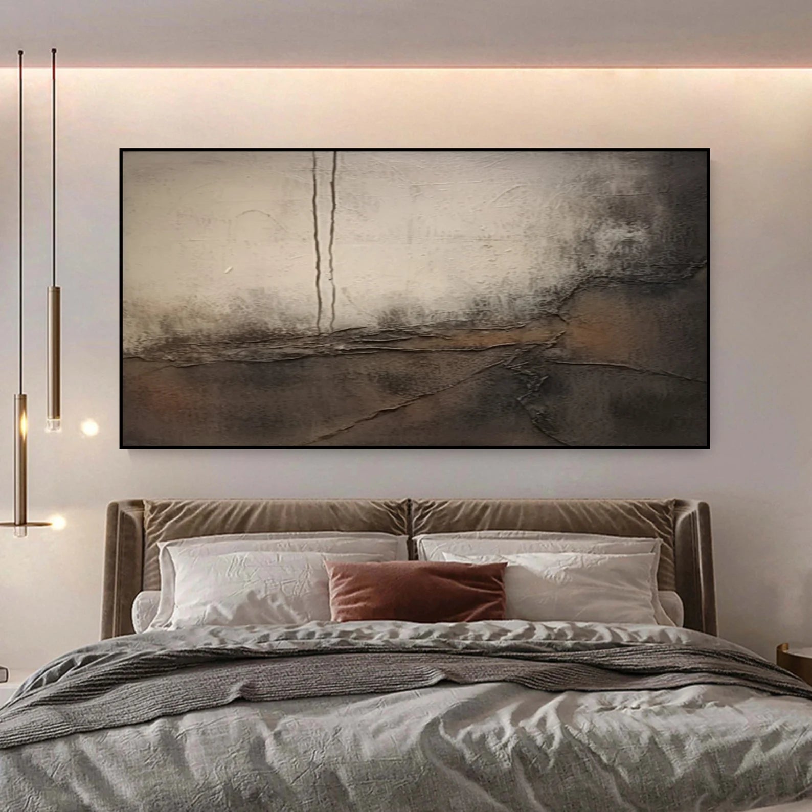 Textured Monochrome Abstract | Subtle Luxe