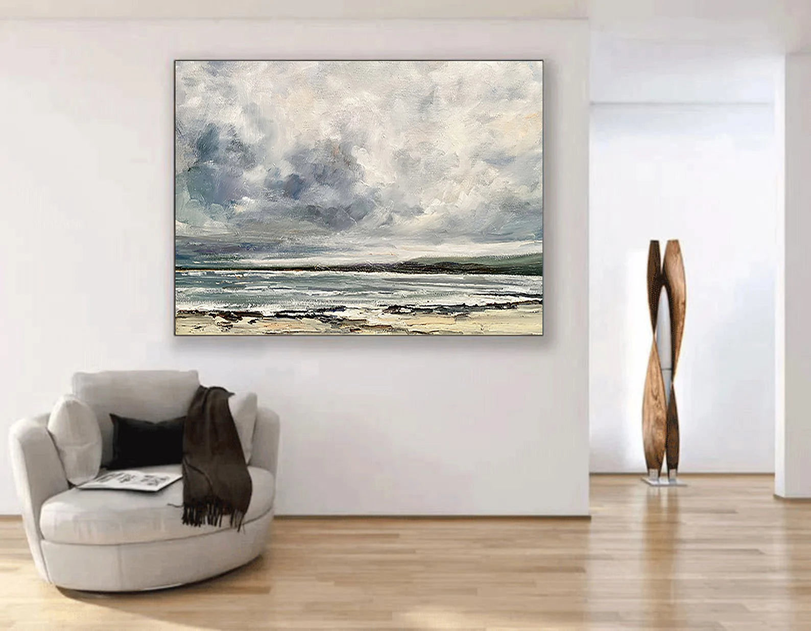 Textured Coastal Landscape | Serene Luxury