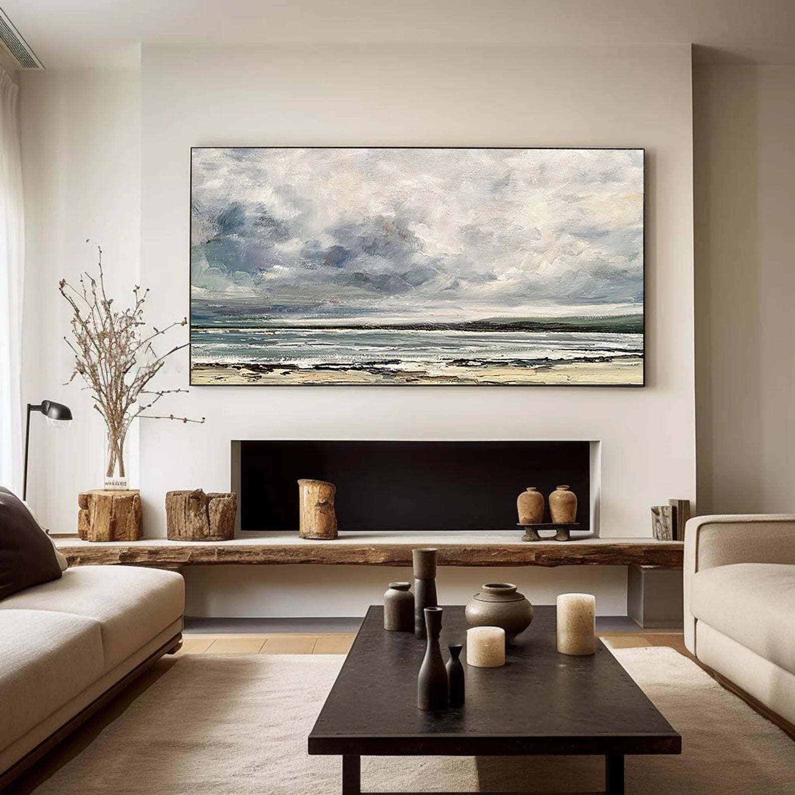 Textured Coastal Landscape | Serene Luxury