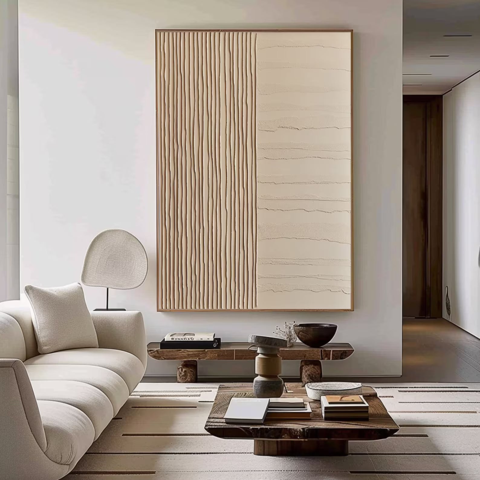 Textured Beige Abstract | Minimal Elegance