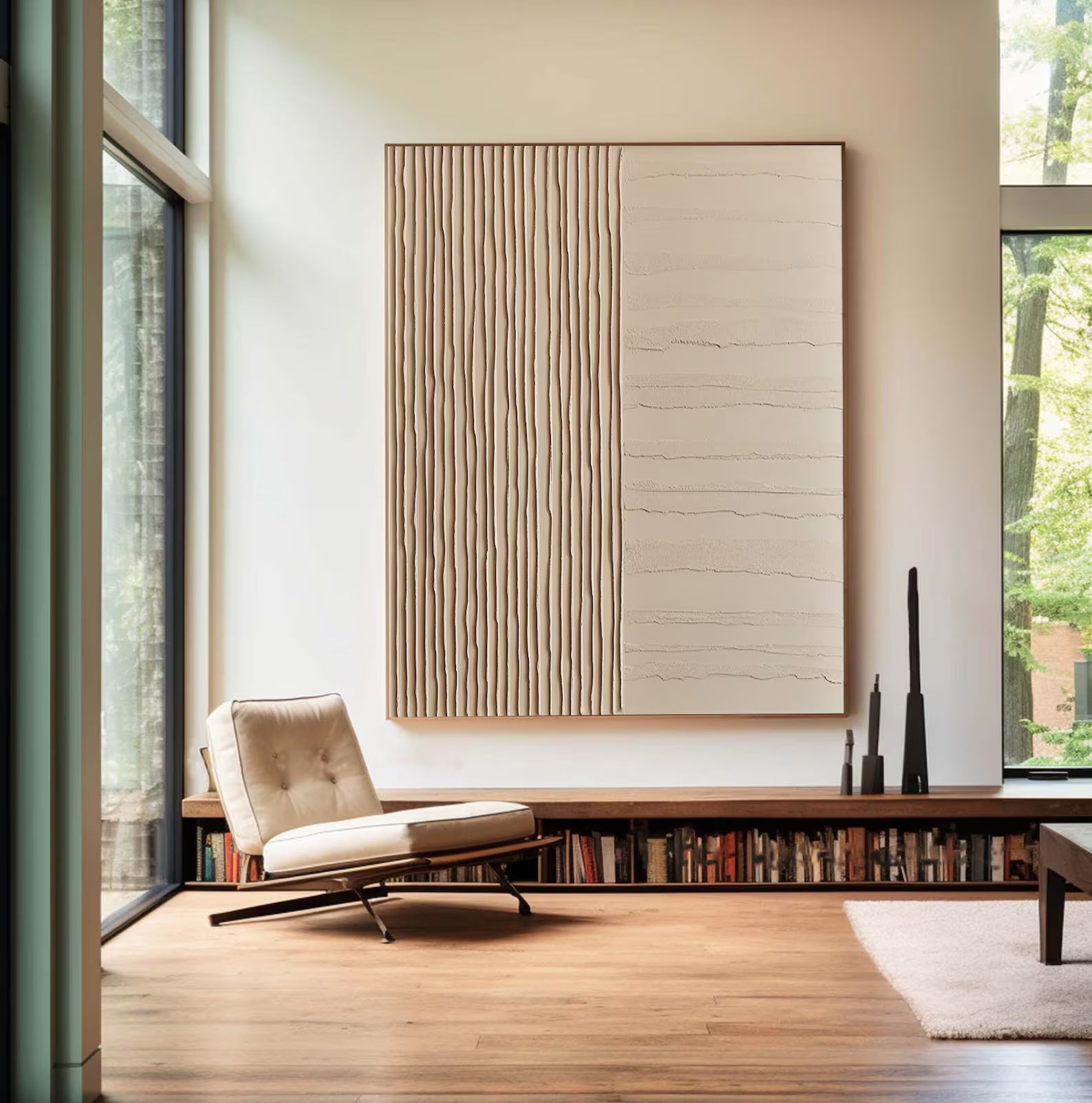 Textured Beige Abstract | Minimal Elegance