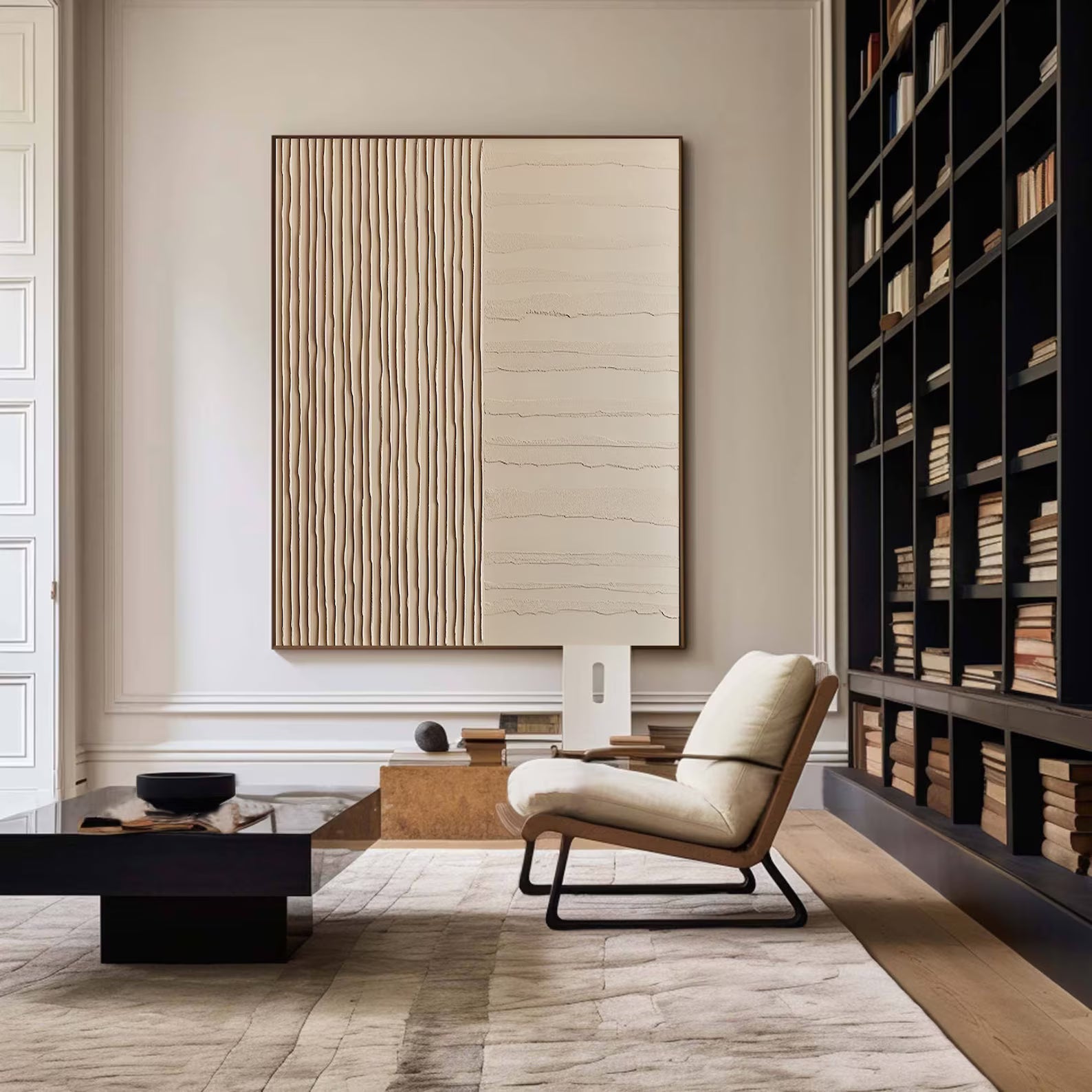 Textured Beige Abstract | Minimal Elegance