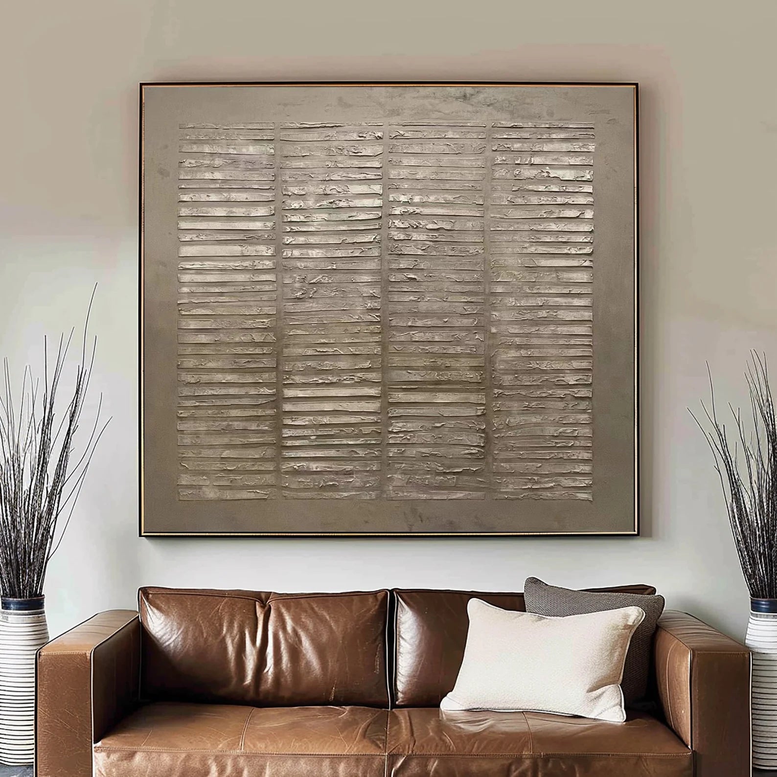 Textured Neutral Sophistication | Gray Beige