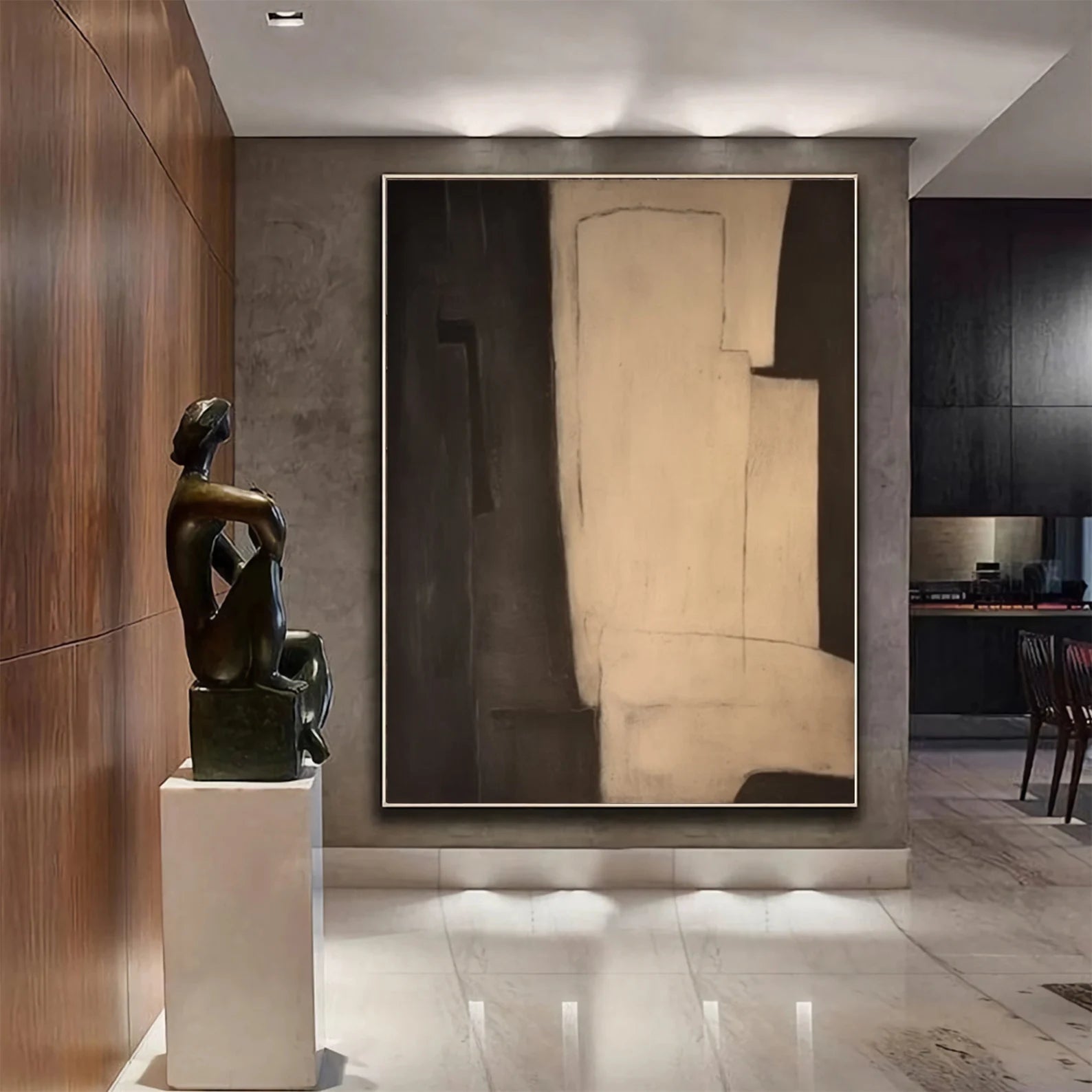 Textured Minimalist Opulence | Sable Geom