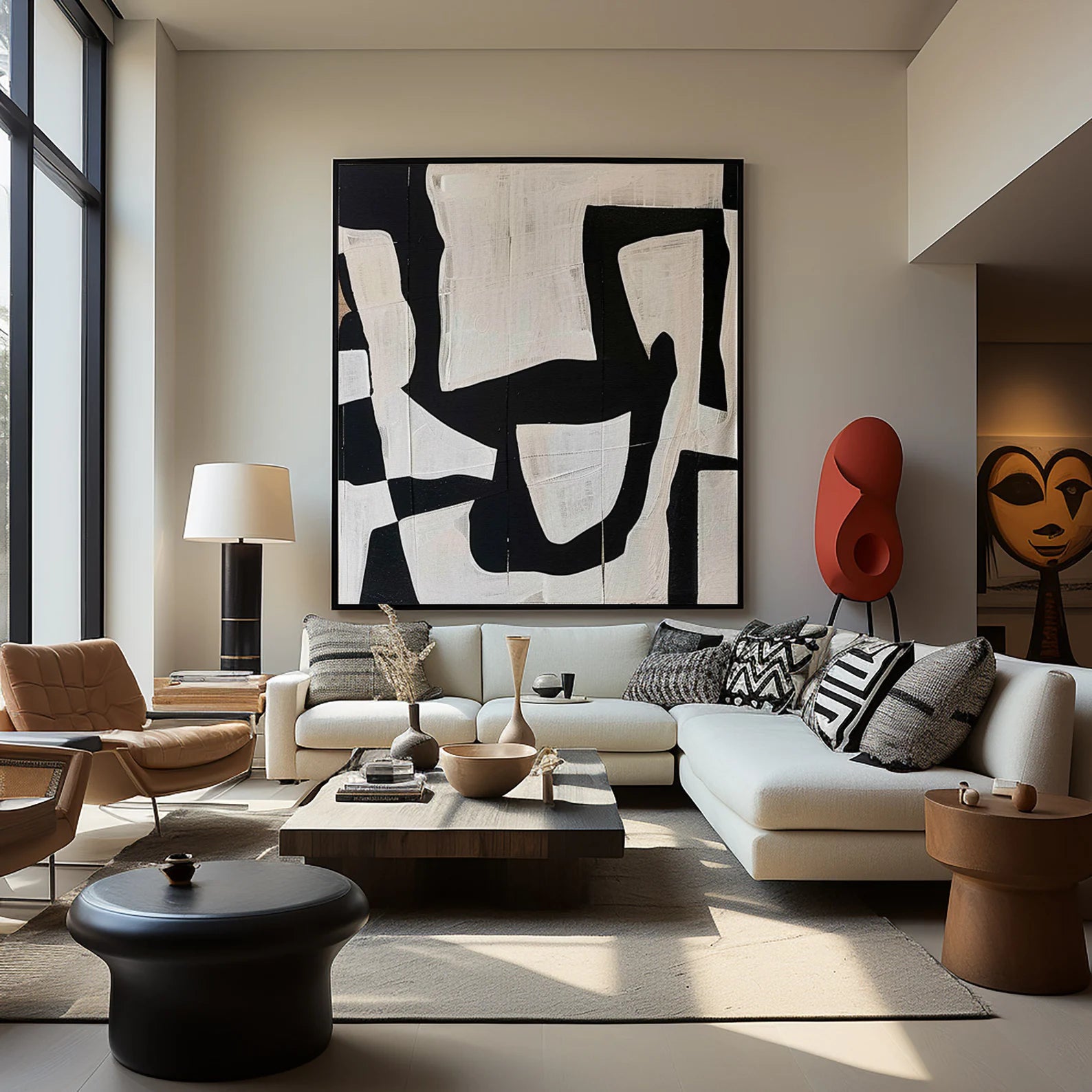 Textured Black White | Bold Contrast