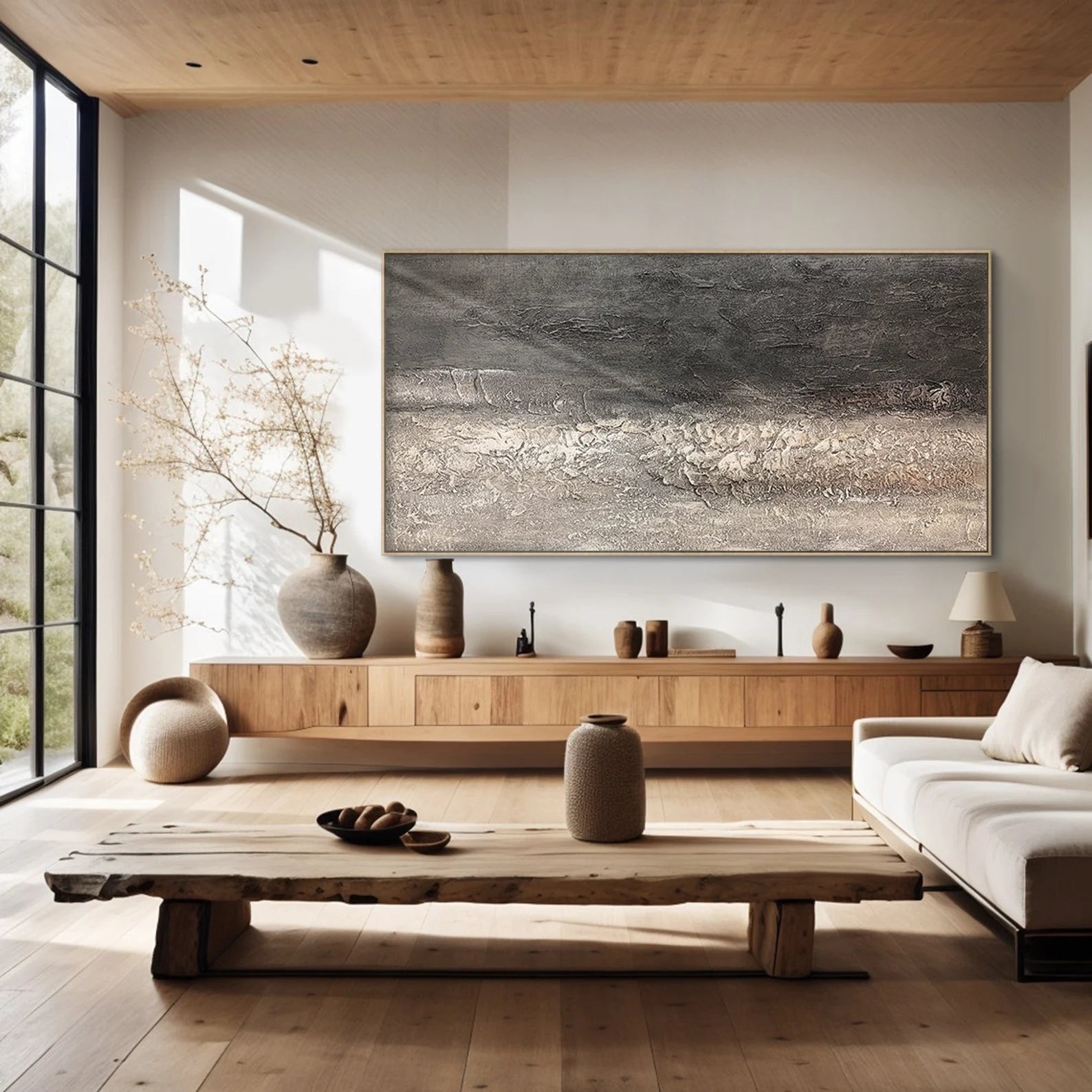 Textured Abstract Luxury | Gray Gold