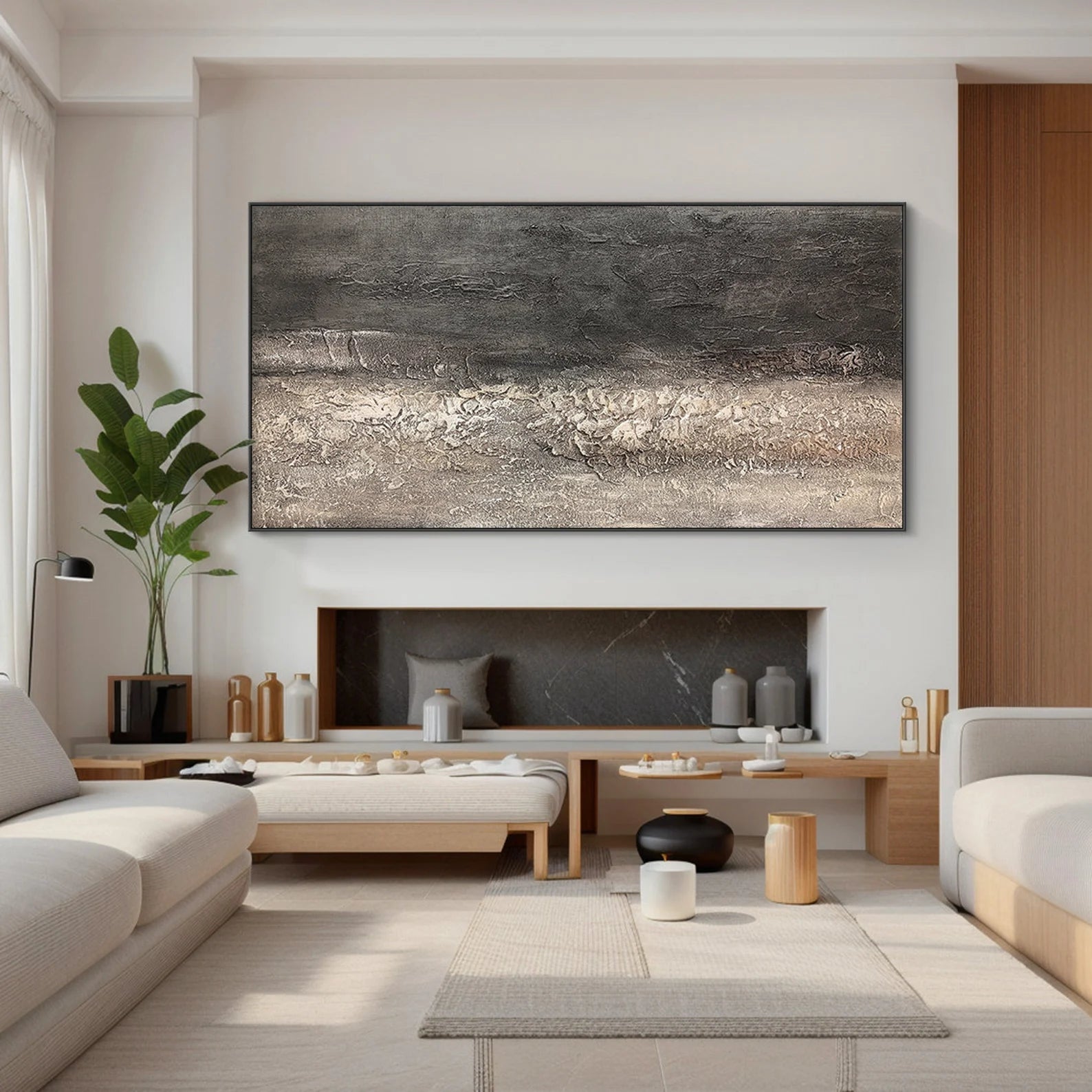 Textured Abstract Luxury | Gray Gold