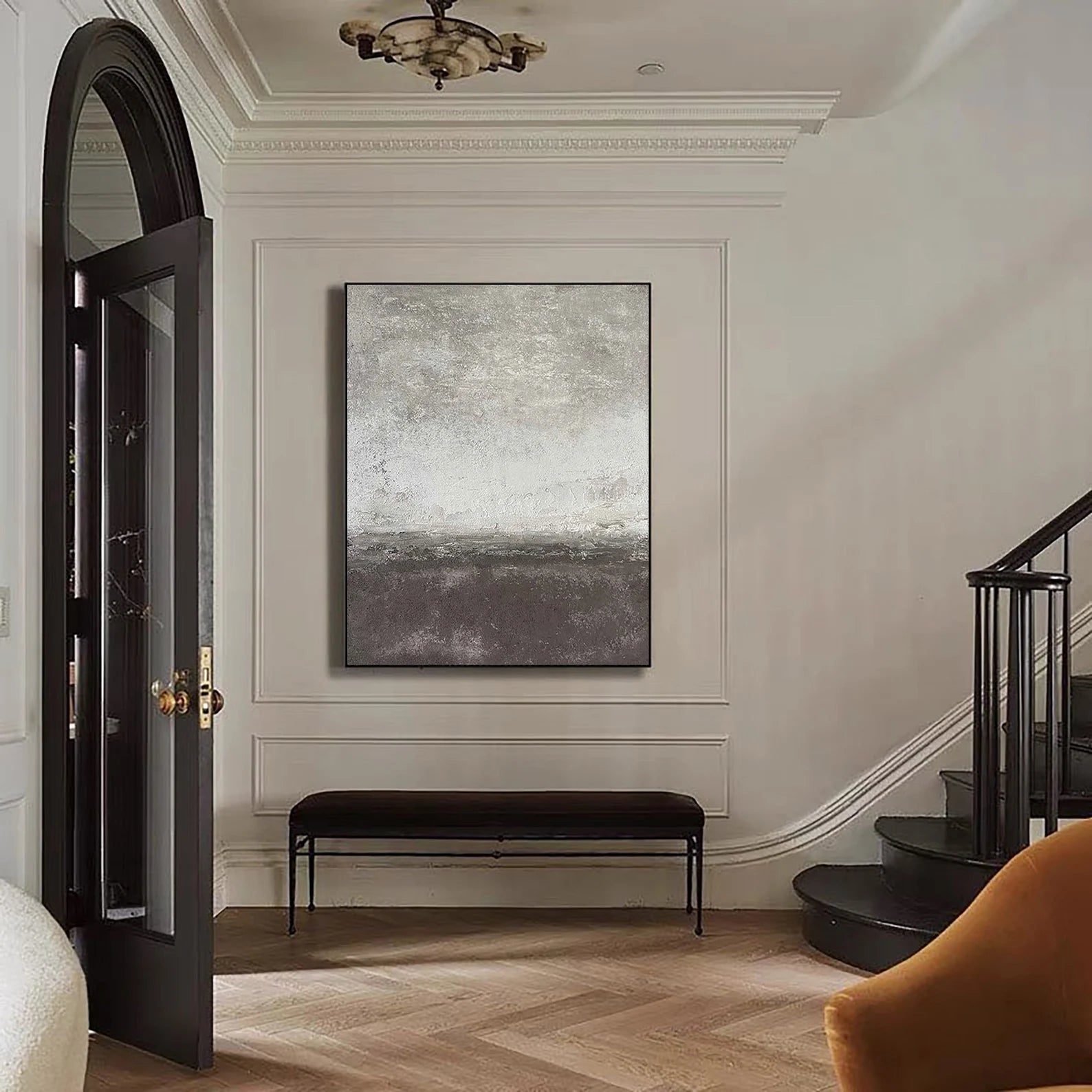 Textured Monochrome Elegance | Gray Depth