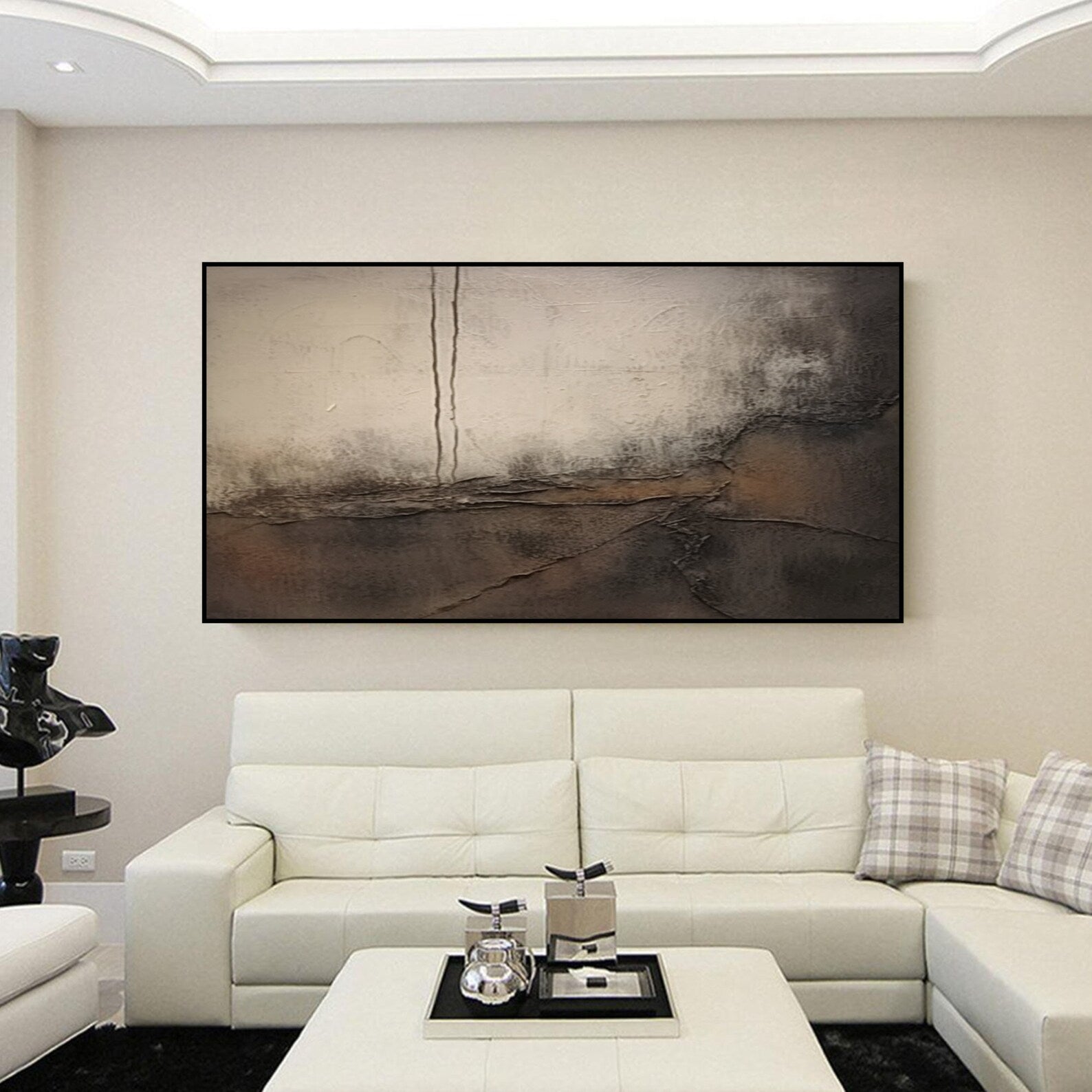 Textured Monochrome Abstract | Subtle Luxe