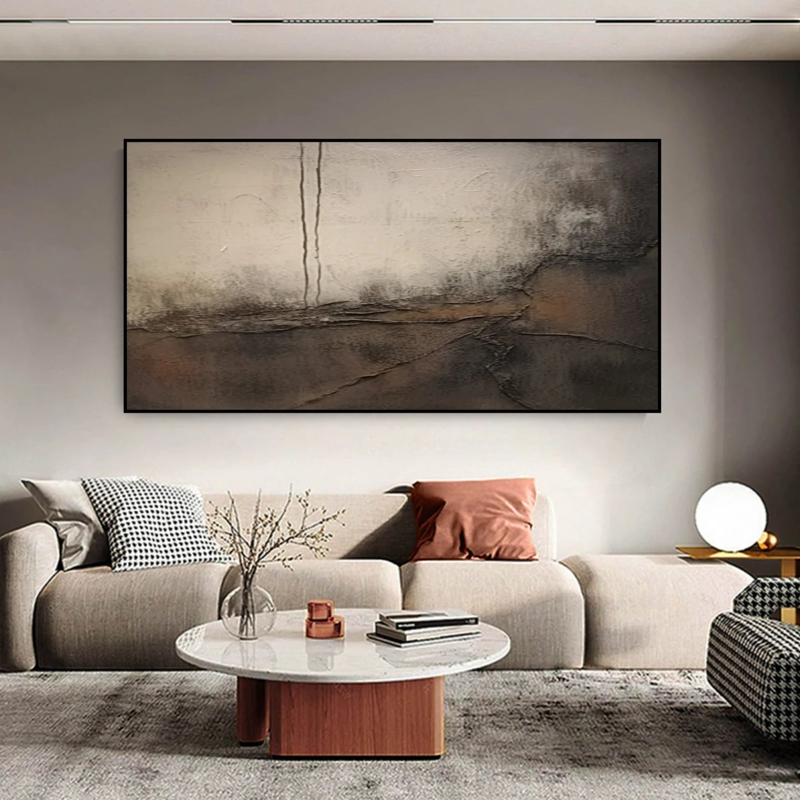 Textured Monochrome Abstract | Subtle Luxe