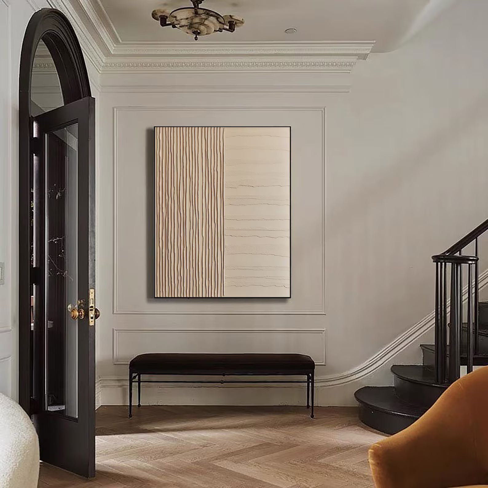 Textured Beige Abstract | Minimal Elegance