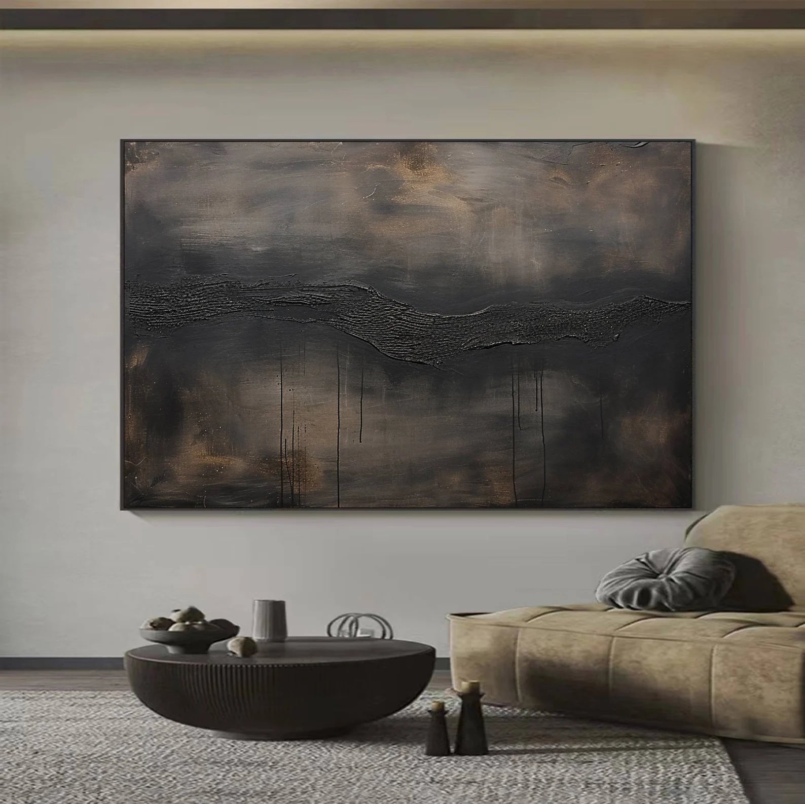 Abstract Luxe Art | Dark Rhythm
