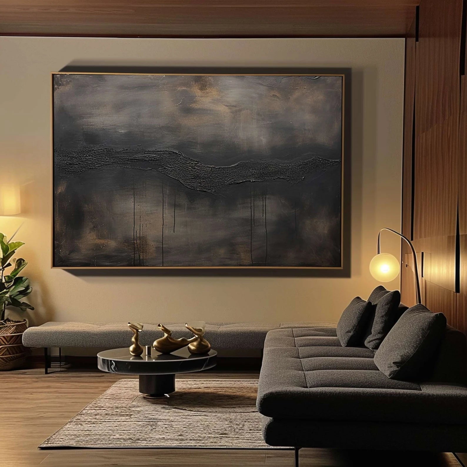 Abstract Luxe Art | Dark Rhythm