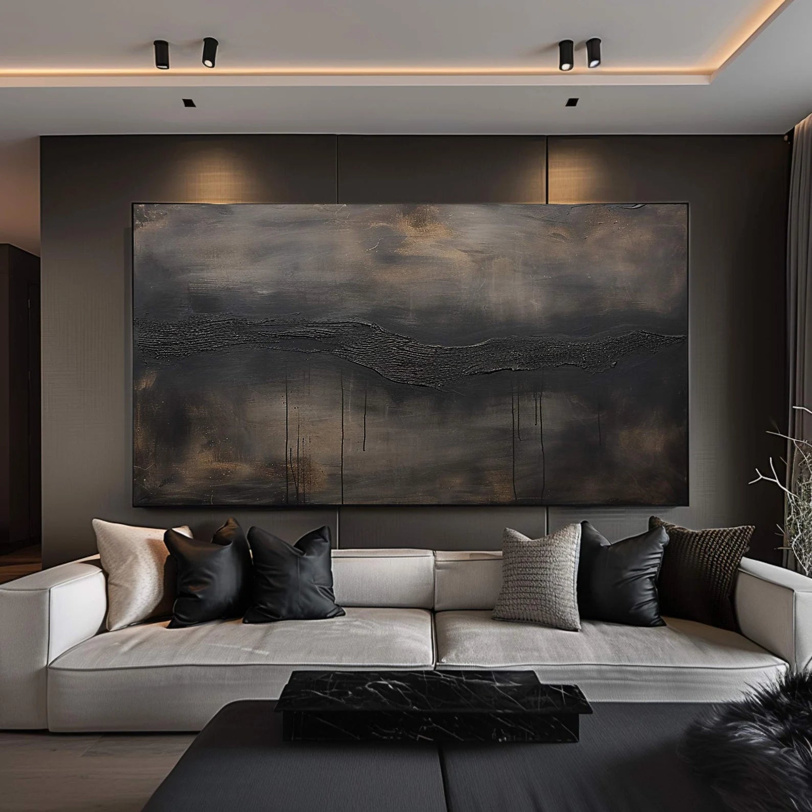 Abstract Luxe Art | Dark Rhythm