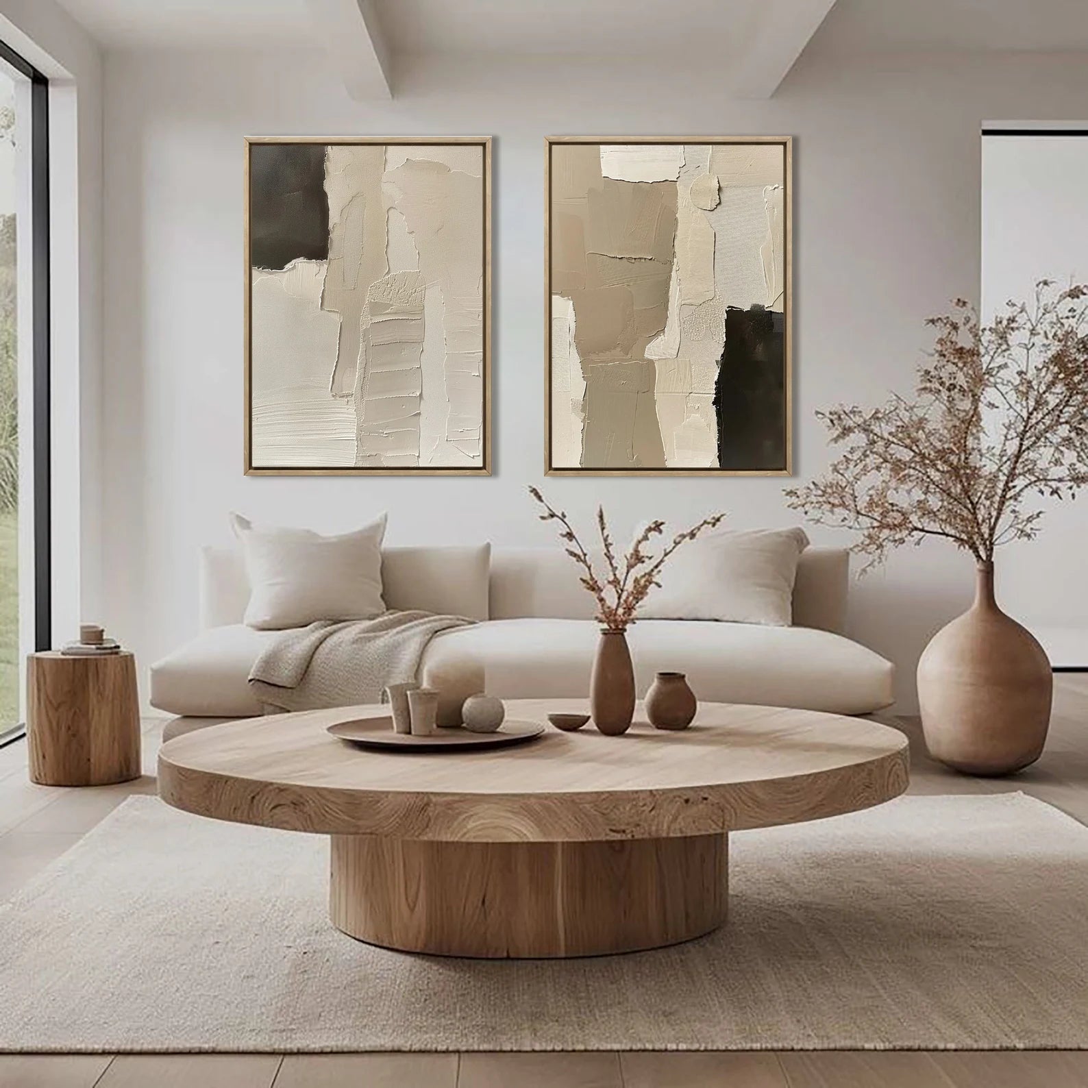 Bold Abstract Layers | Neutral Contrast