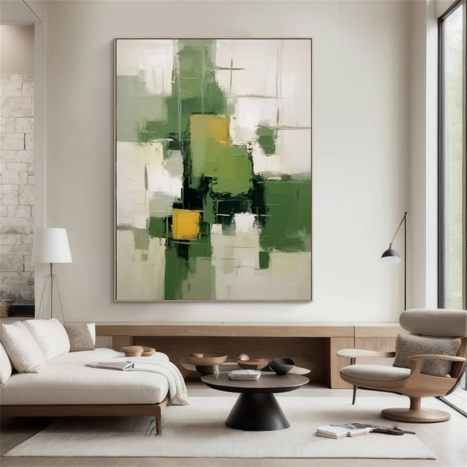 Textured Green Opulence | Nature Hues