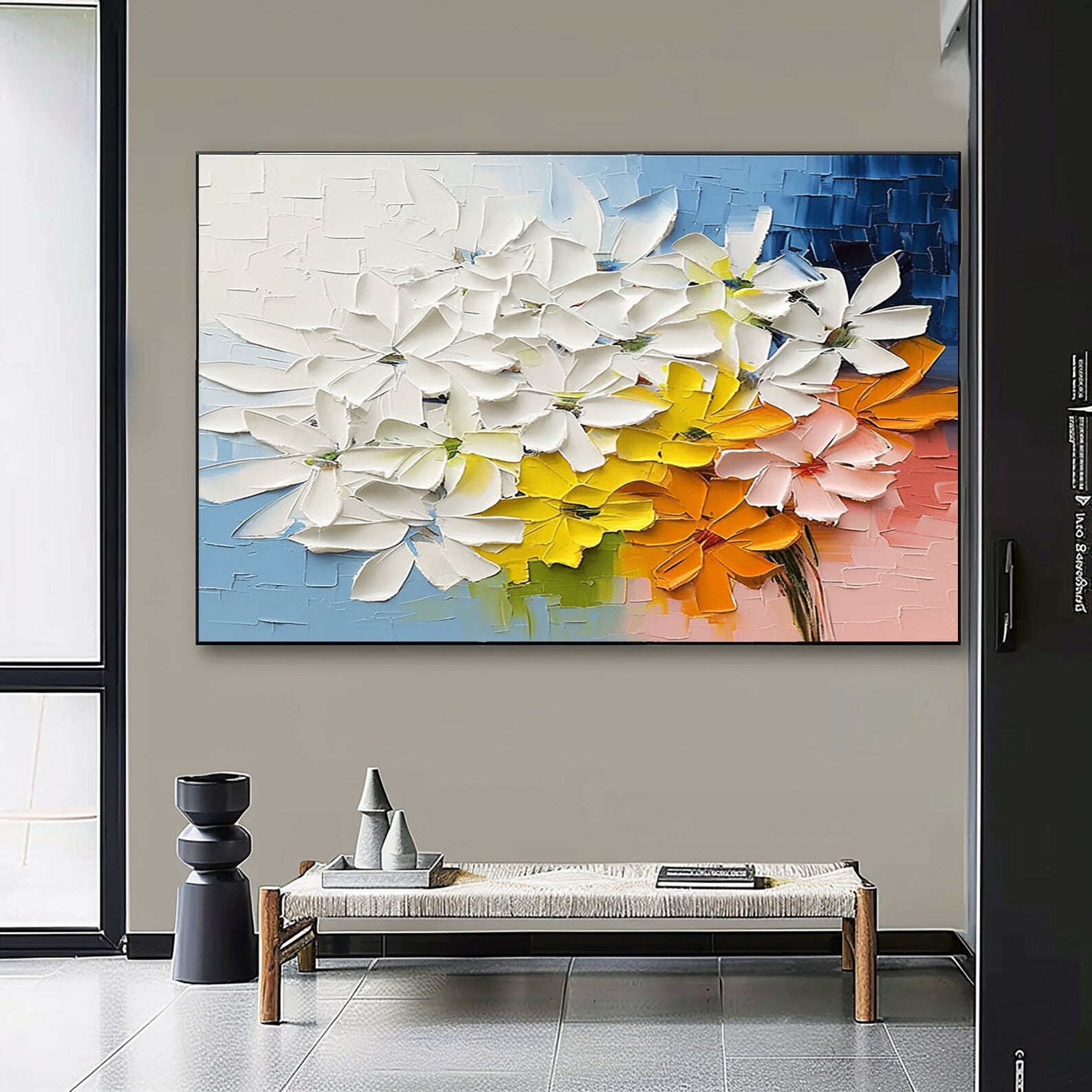 Textured Floral Vibrance | Multi Bloom