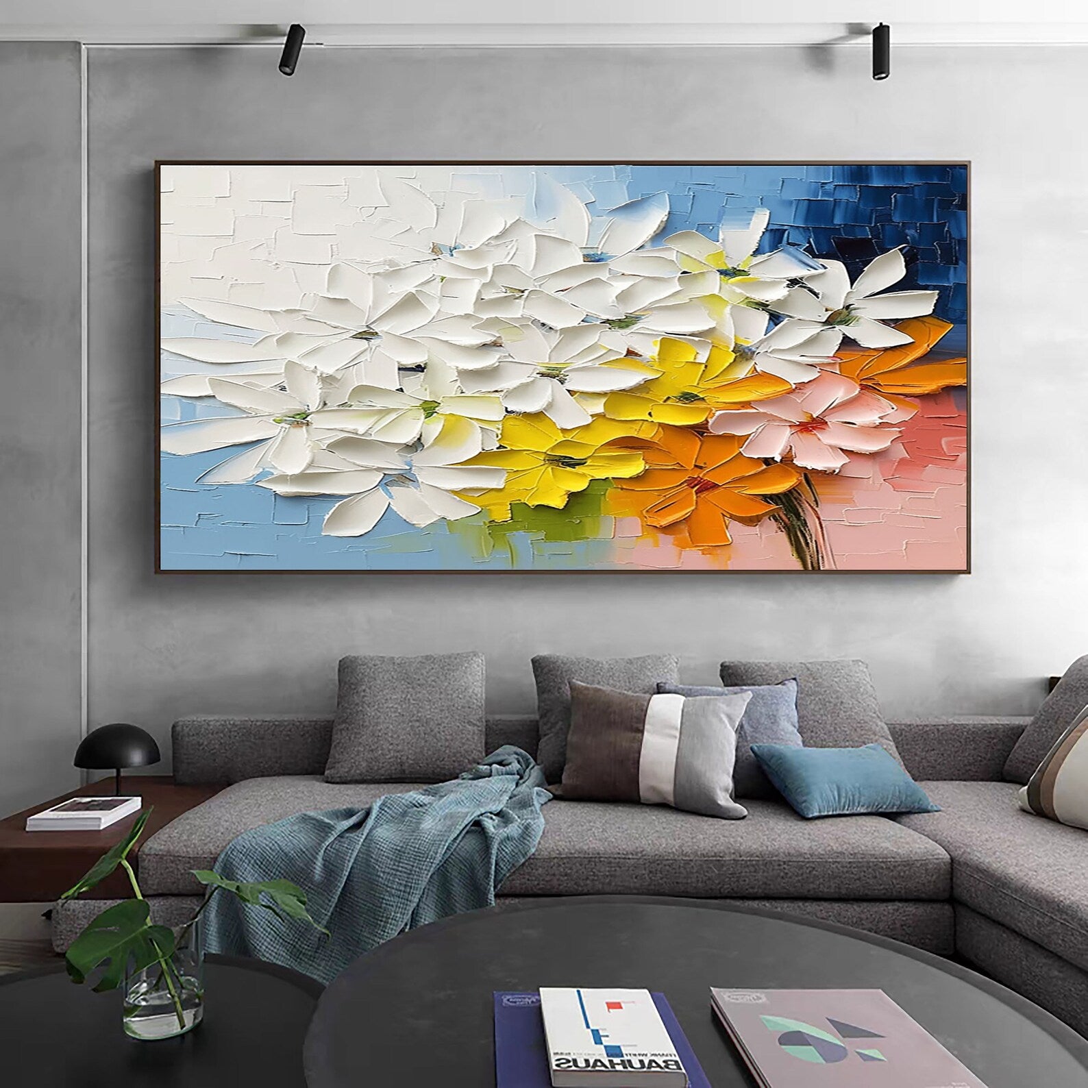 Textured Floral Vibrance | Multi Bloom