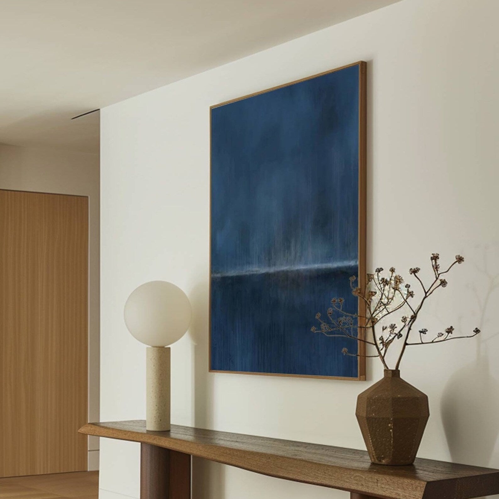 Textured Ocean Opulence | Blue Horizon