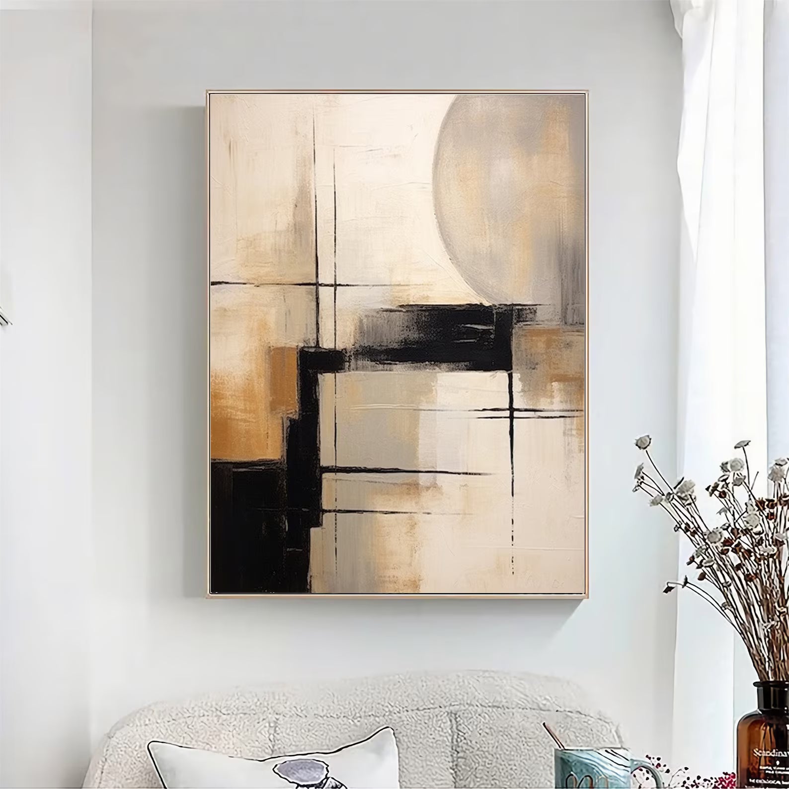 Textured Modern Abstract | Sophisticated Luxe