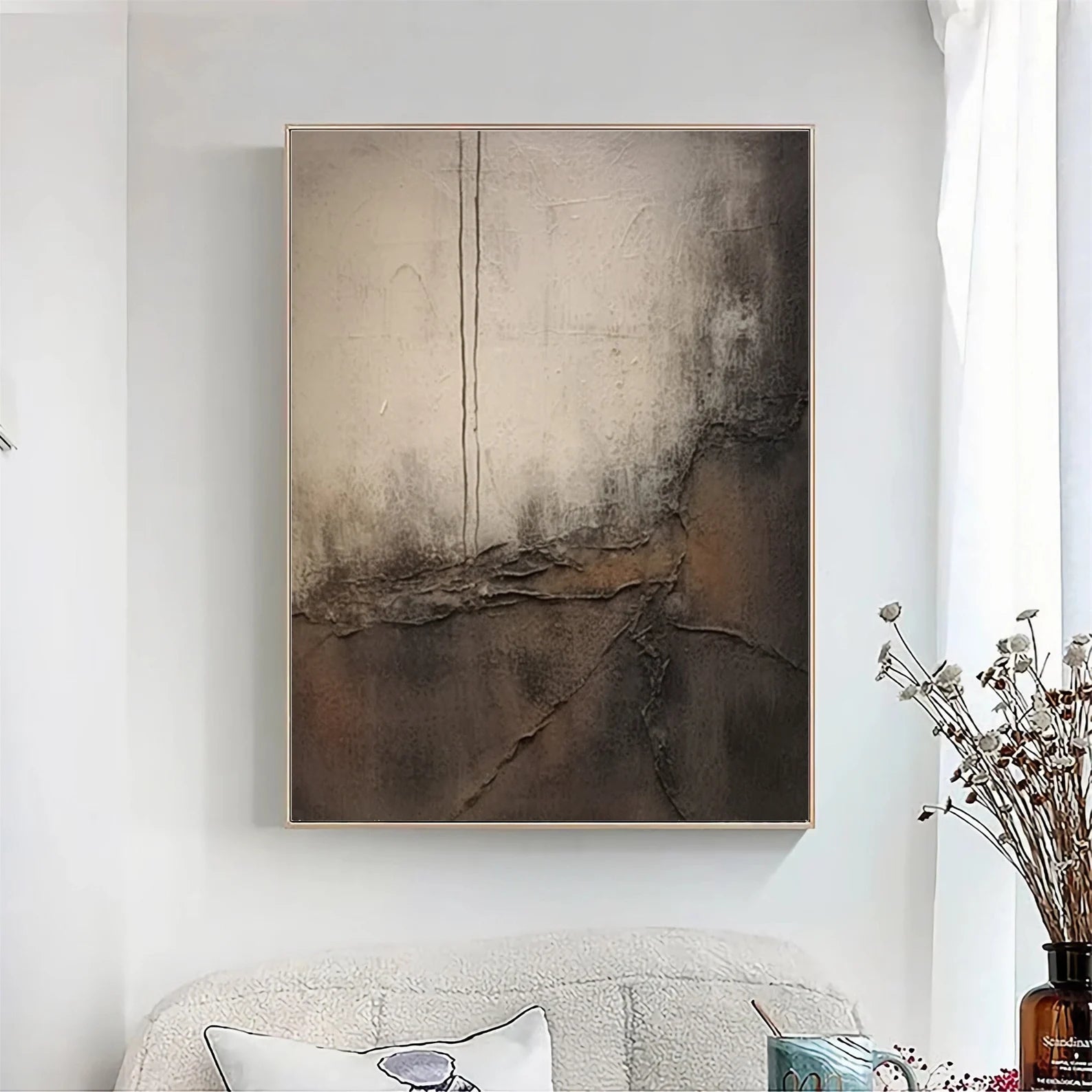 Textured Neutral Elegance | Abstract Depth