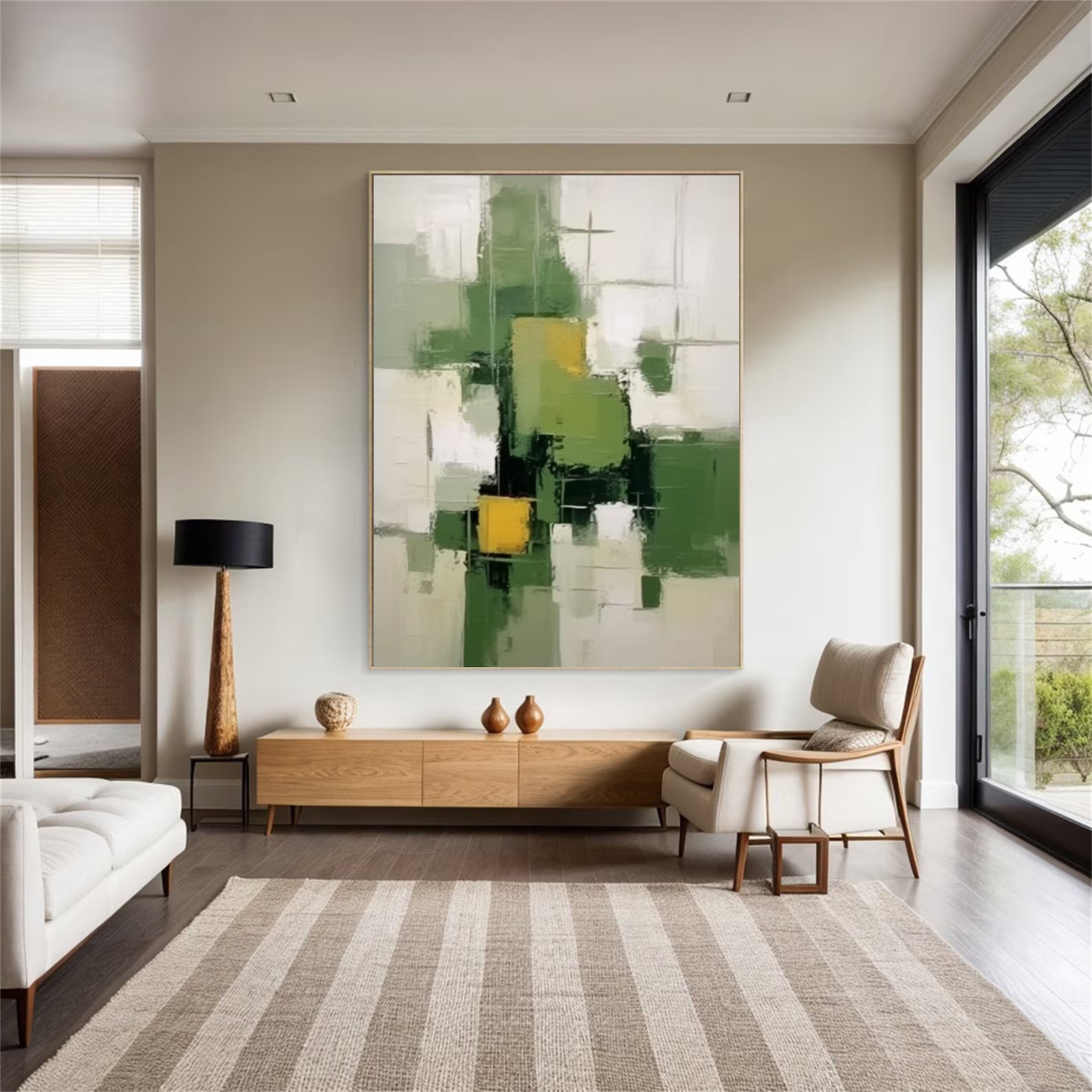 Textured Green Opulence | Nature Hues