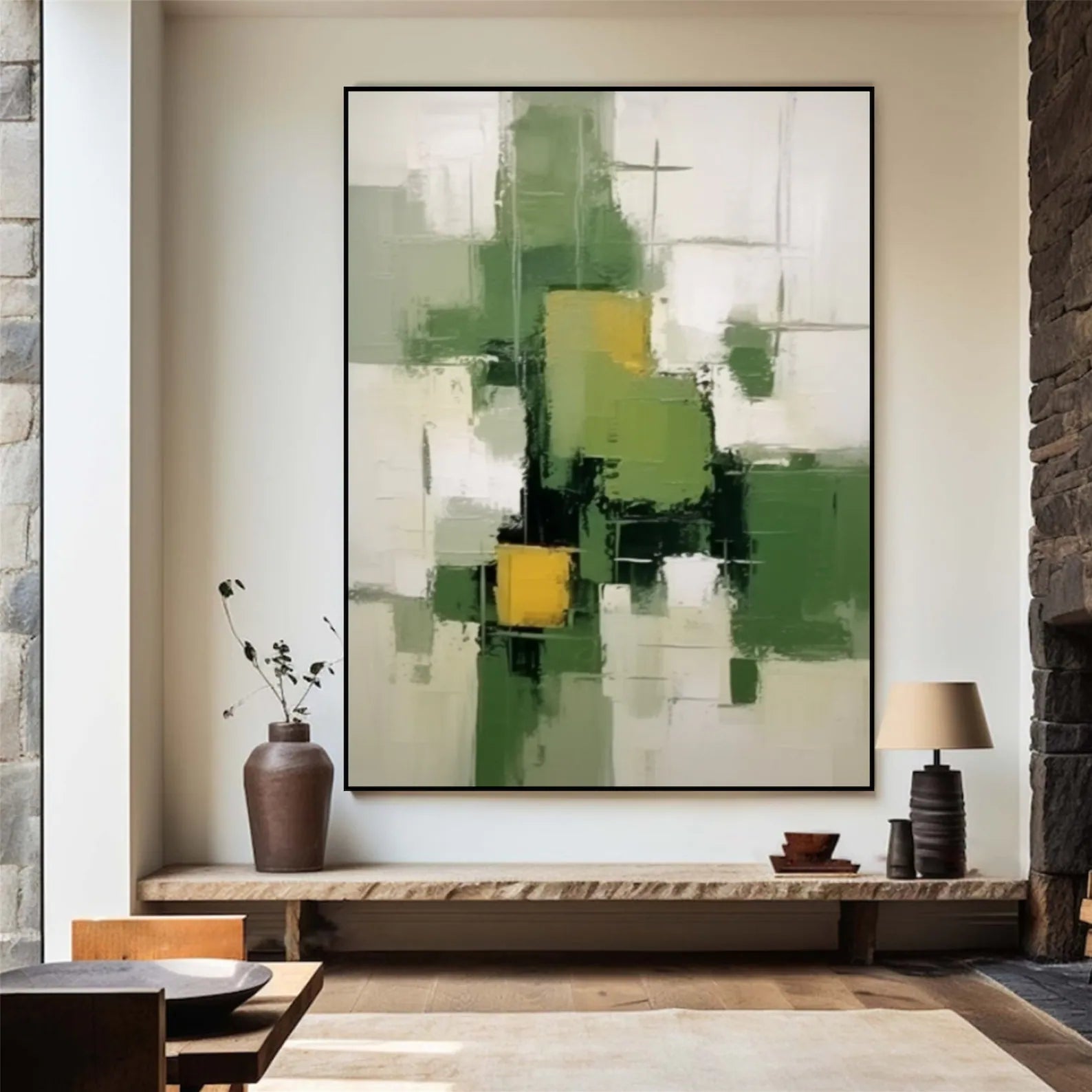 Textured Green Opulence | Nature Hues