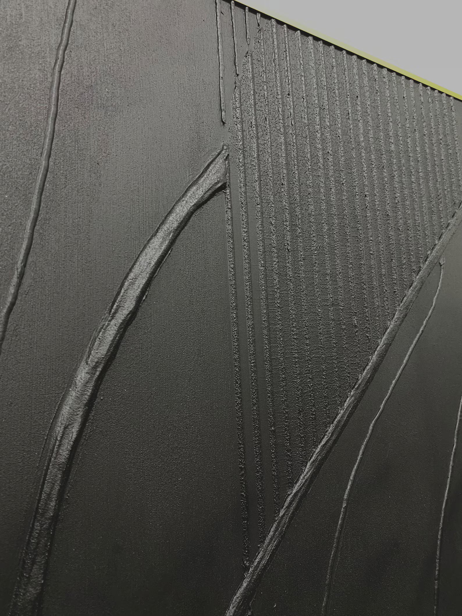 Textured Geometric Sophistication | Black Luxe