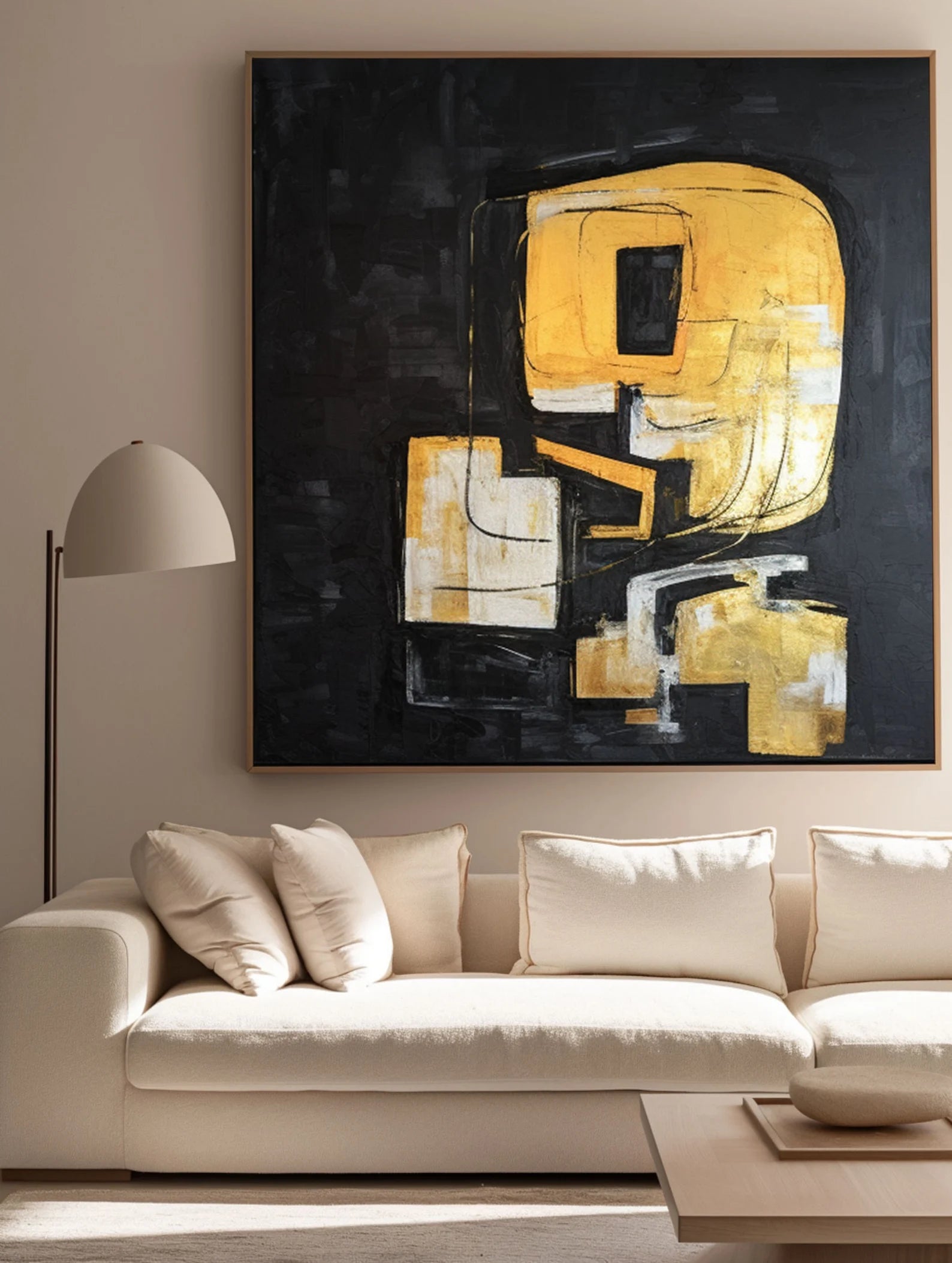 Textured Black Gold | Opulent Depth