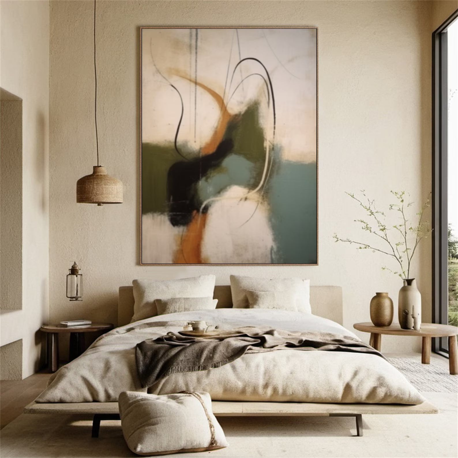 Textured Abstract Elegance | Earthy Hues