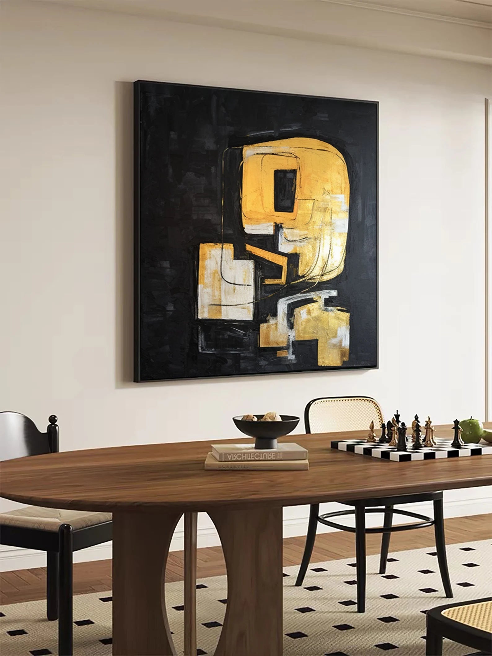 Textured Black Gold | Opulent Depth