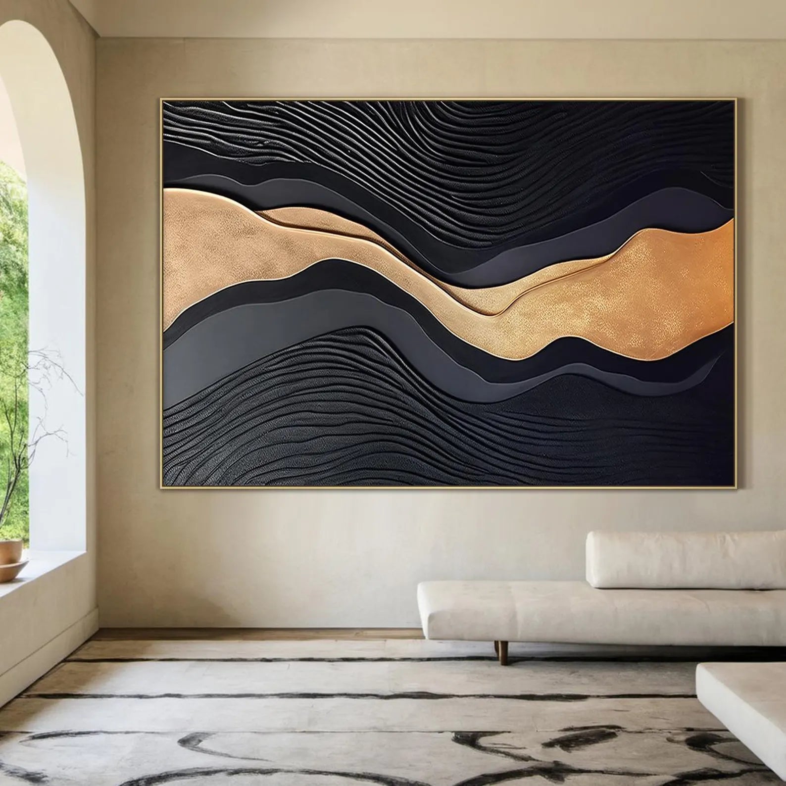 Textured Fluid Art | Luxurious Elegance