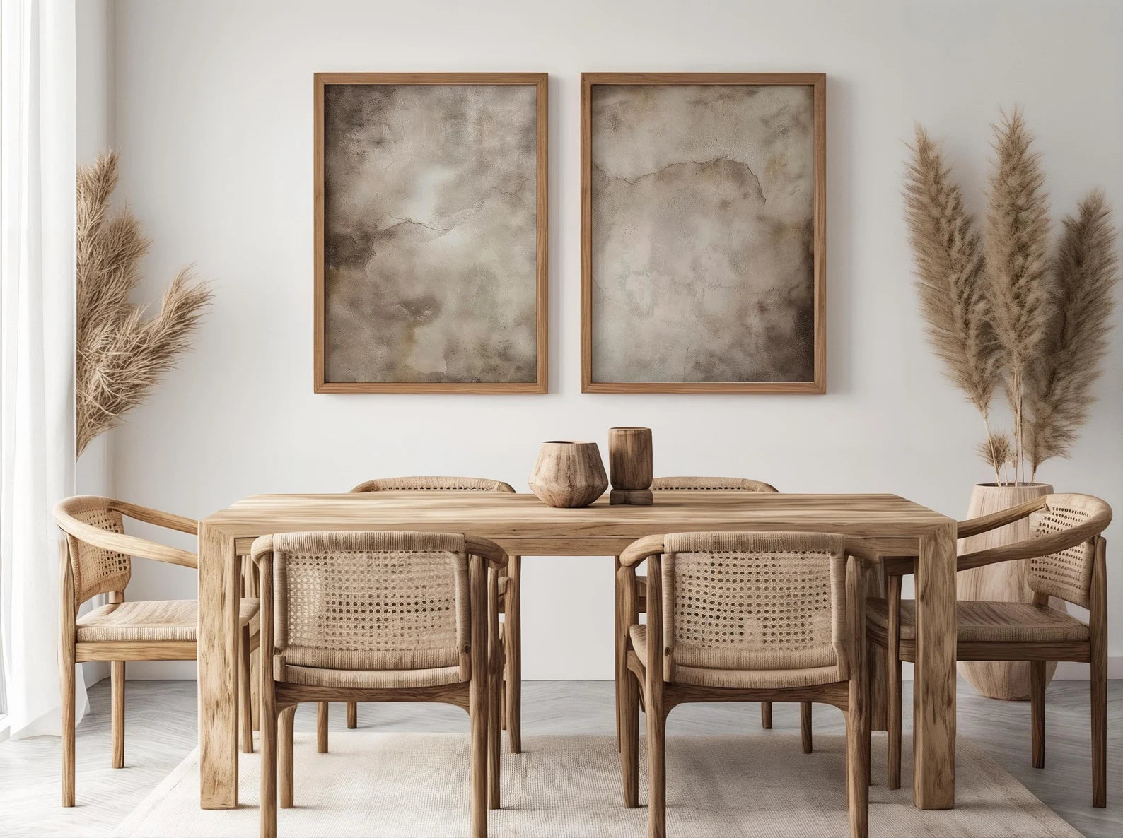 Subtle Earthy Abstraction | Neutral Hues