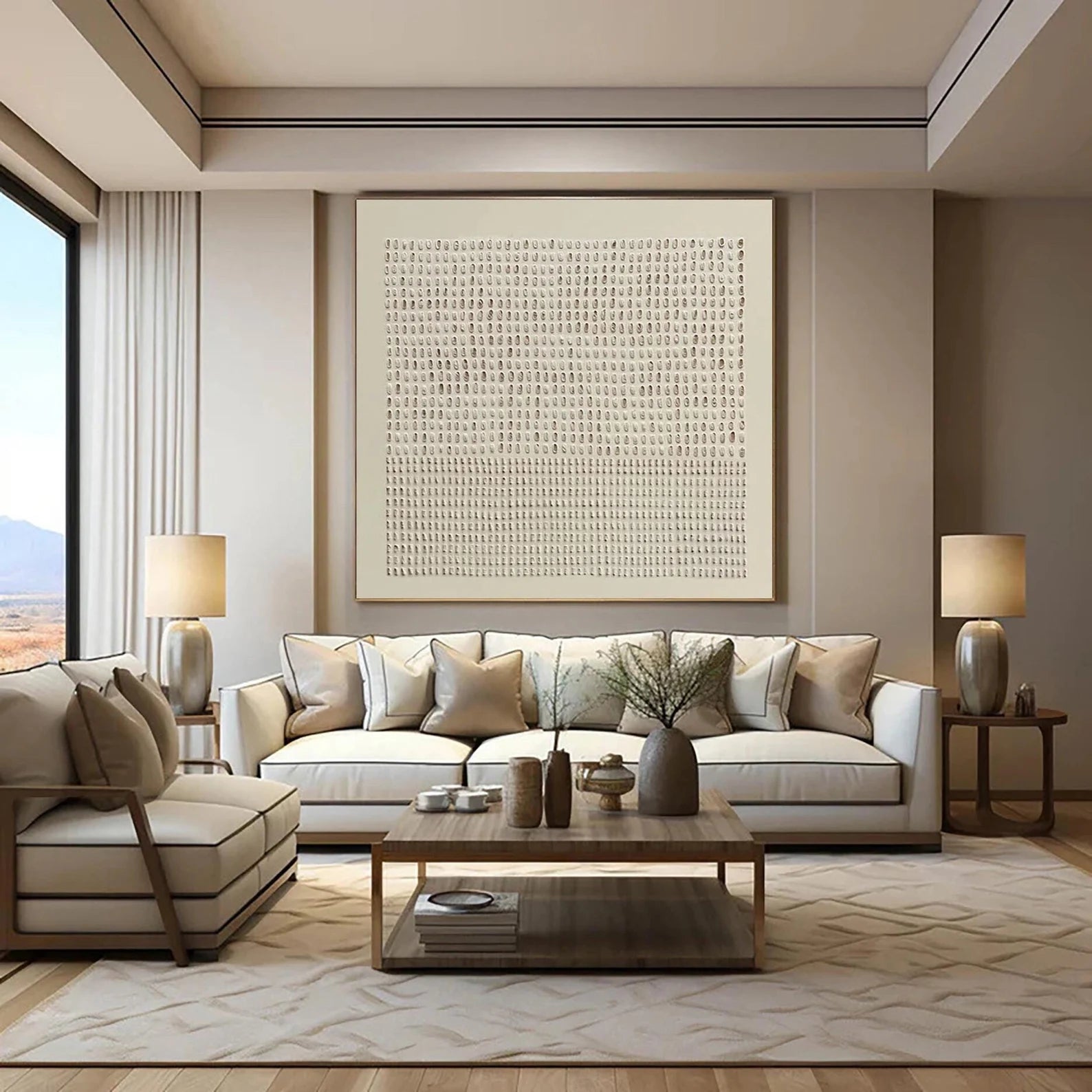 Textured Dot Art | Minimalist Calm