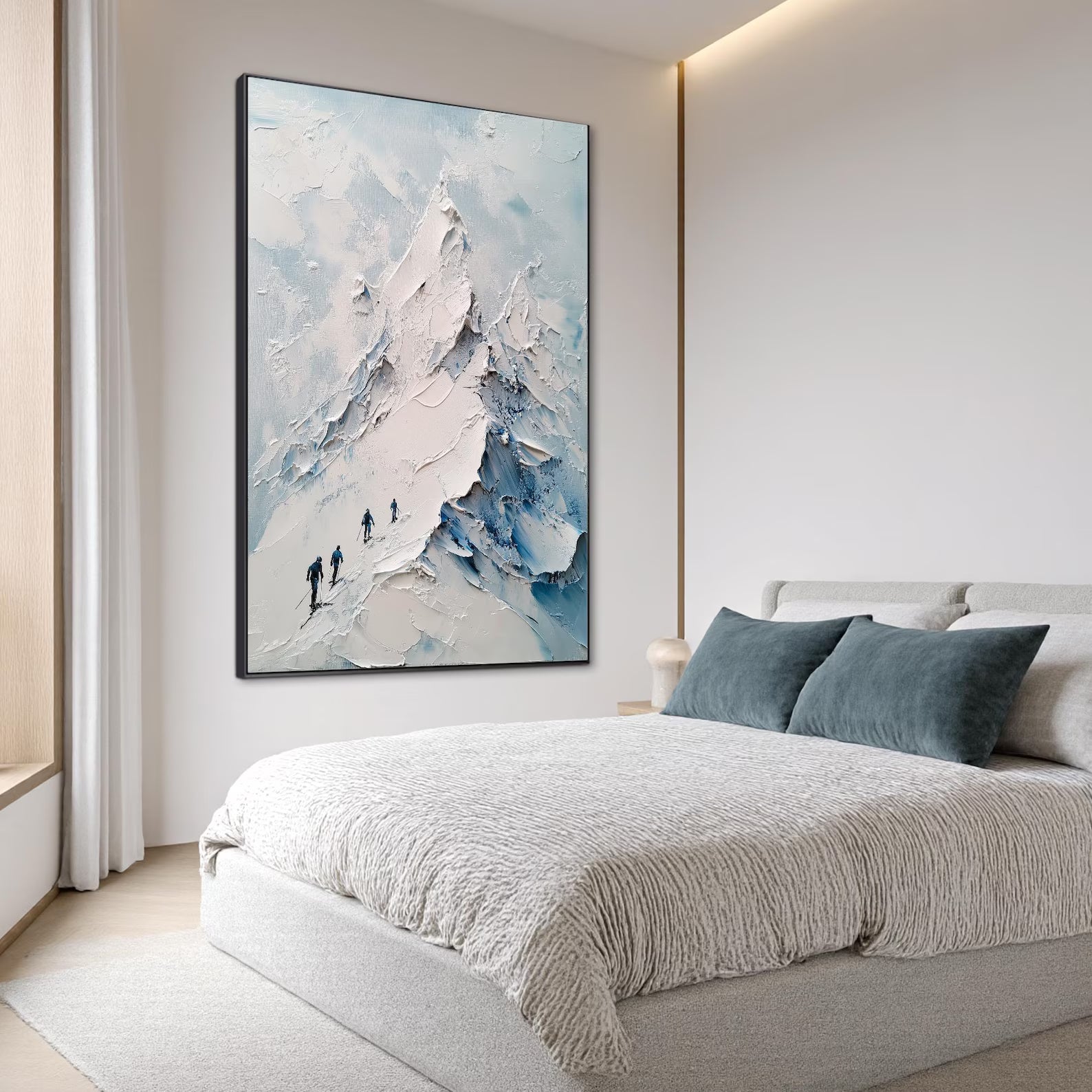 Textured Snowy Peaks | Ski Trek