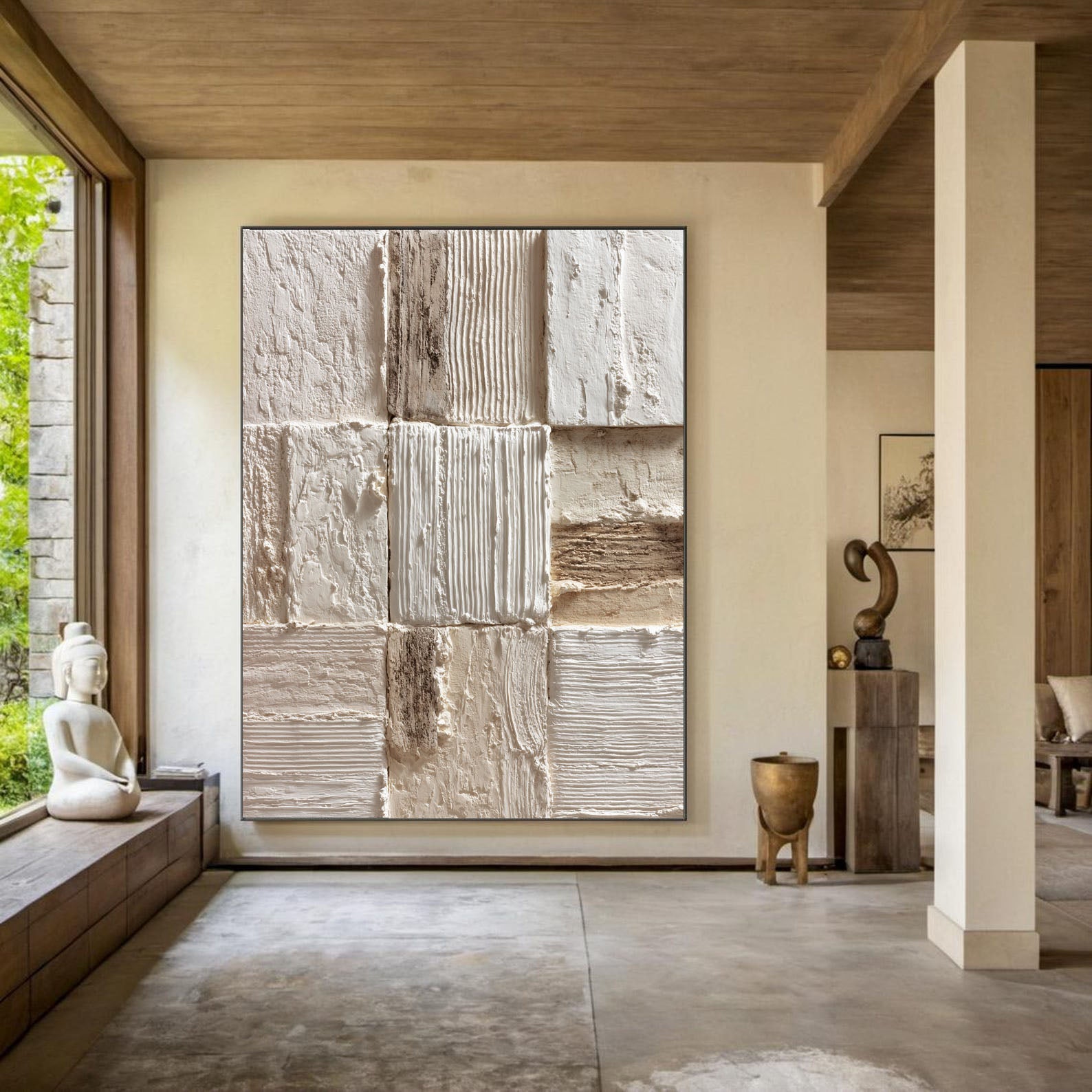 Textured Neutral Art | Minimalist Depth