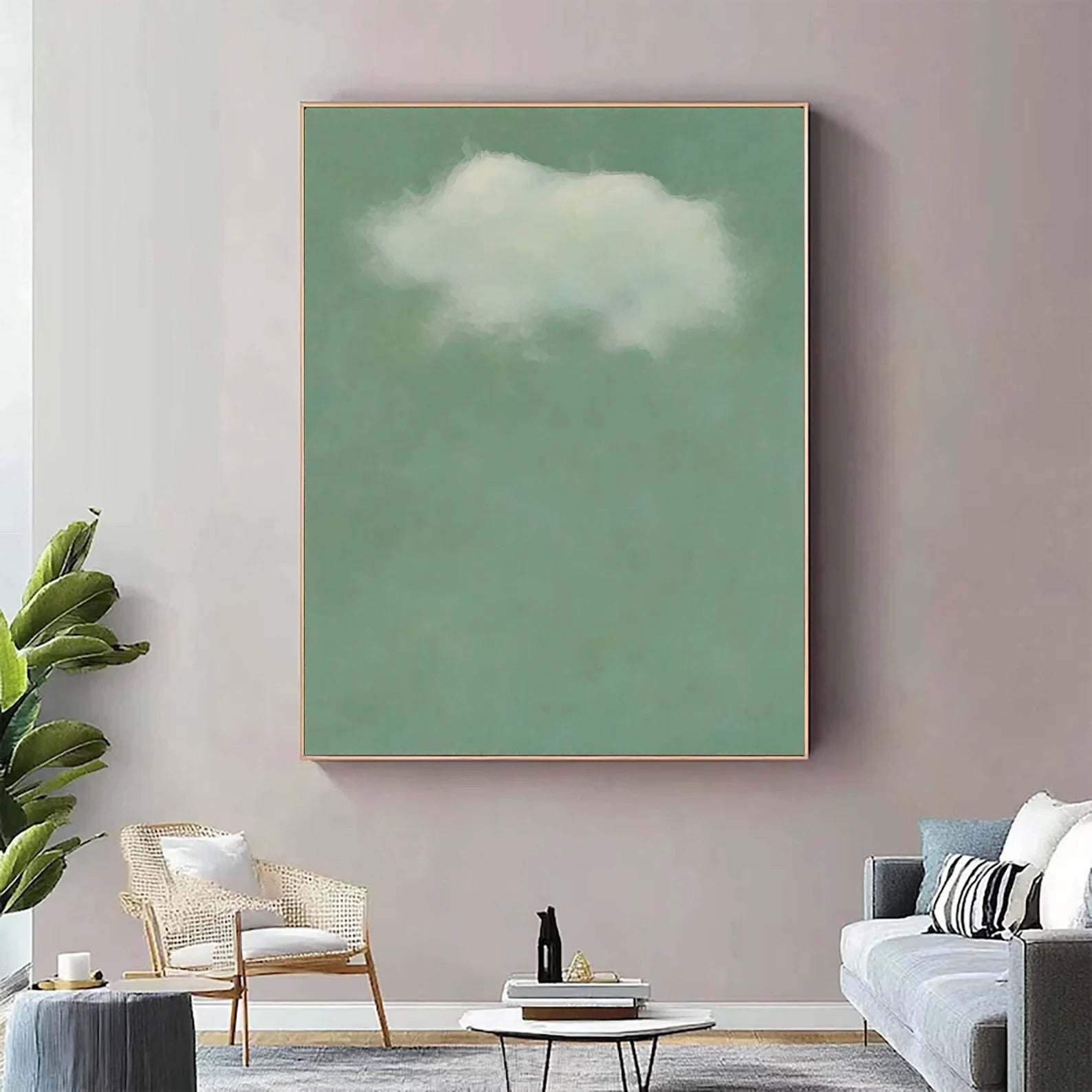 Minimalist Cloud Art | Calm Serenity